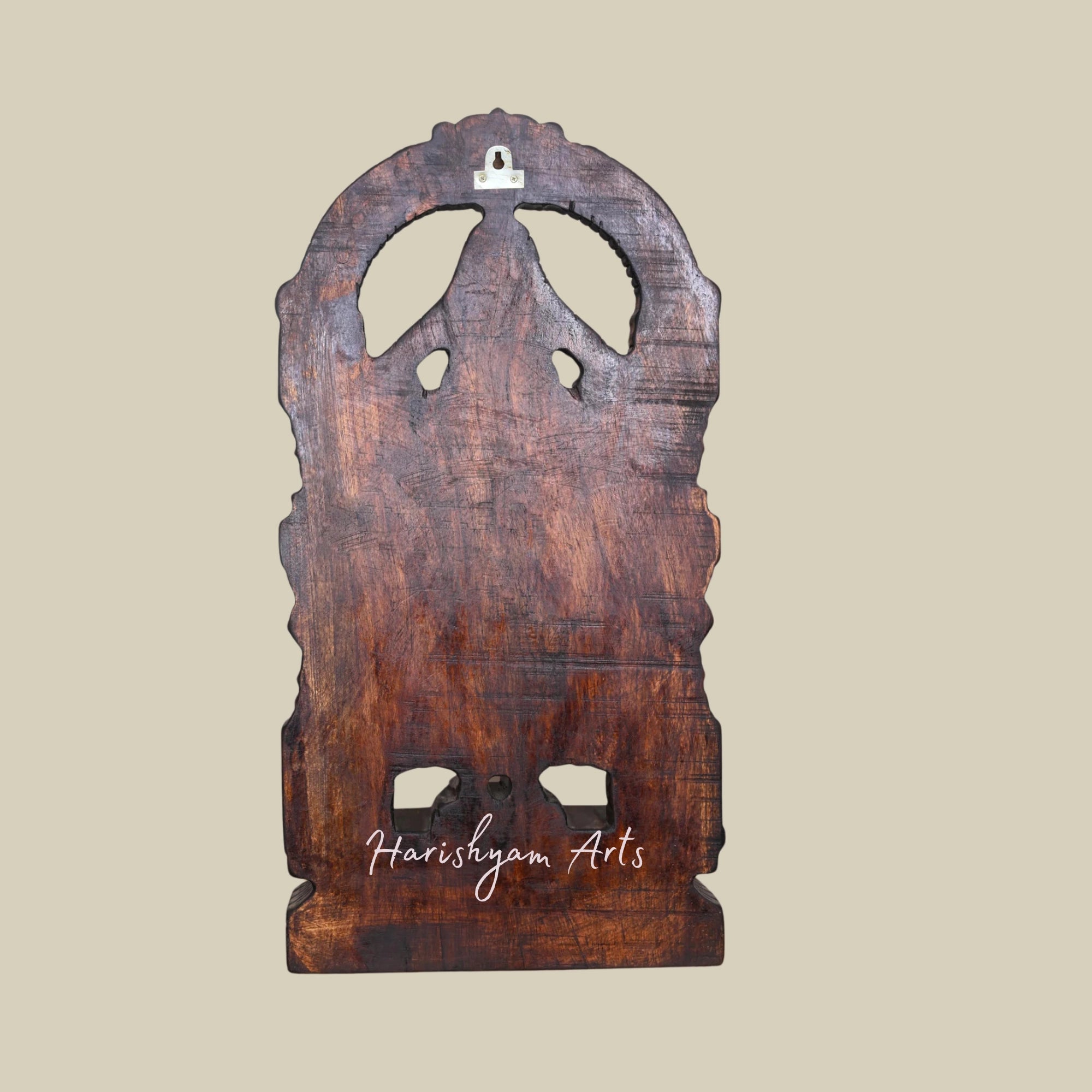 25" Wooden Lord Balaji Statue for Home Décor2