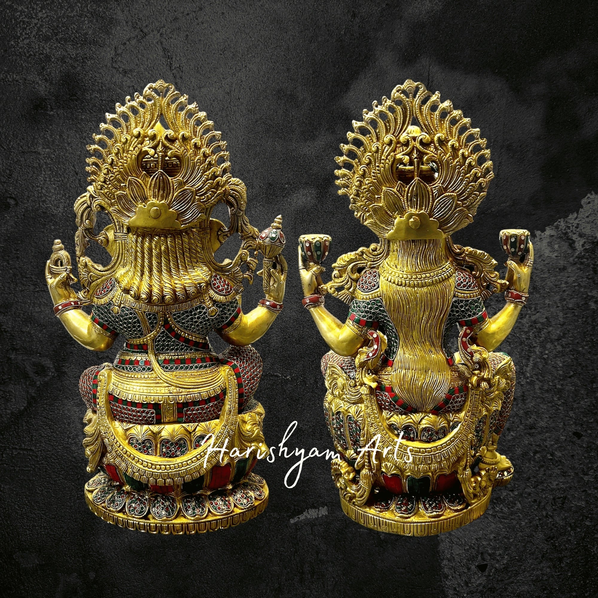 26" Large Lakshmi Ganesh Murti for Home Temple4