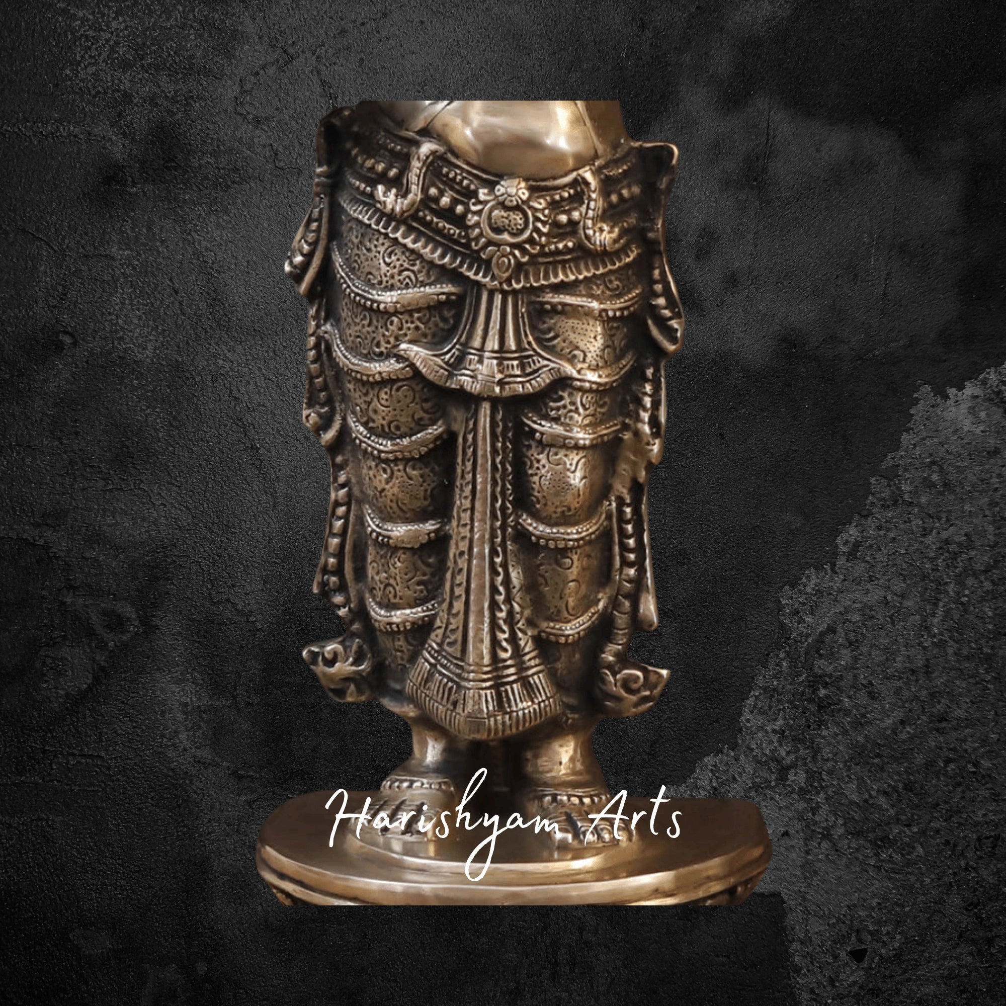 27" Authentic Pure Brass Radha Krishna Idols for Home Temple