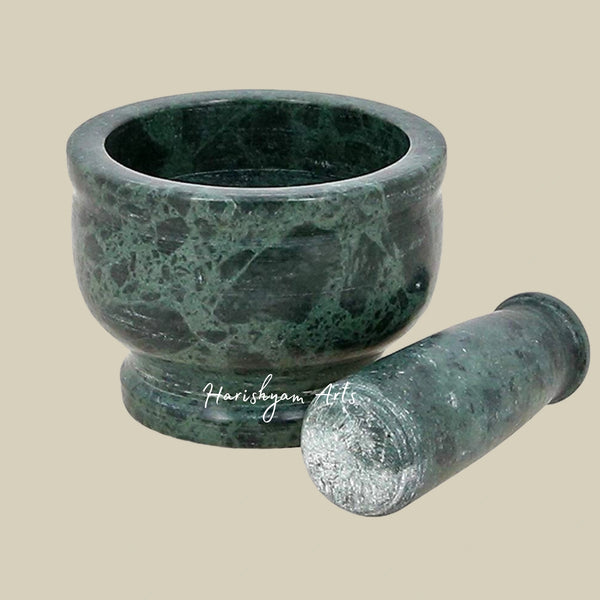 Marble Mortar & Pestle – Spice Masher for Home