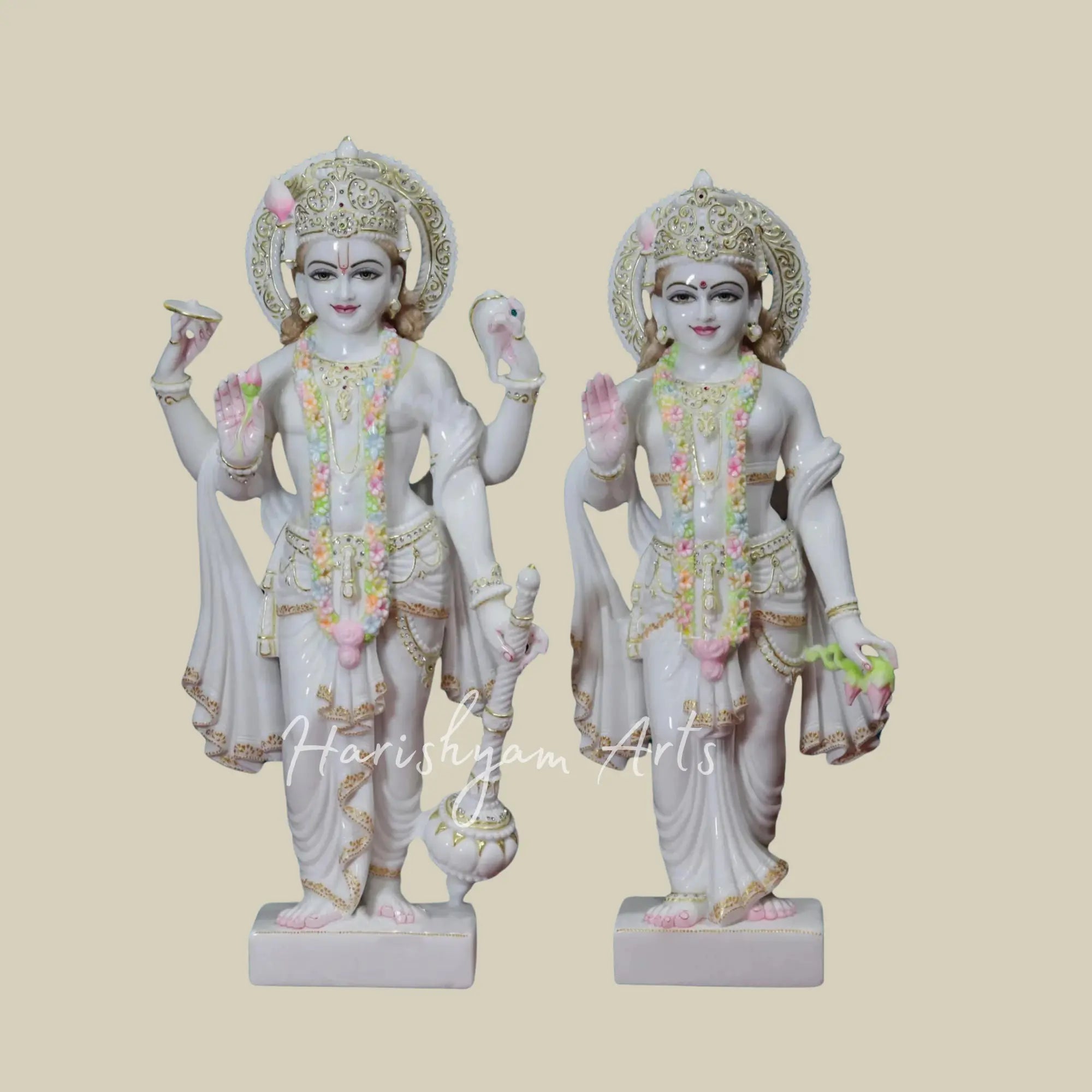 30 inches beautiful laxmi narayan marble murti buy online
