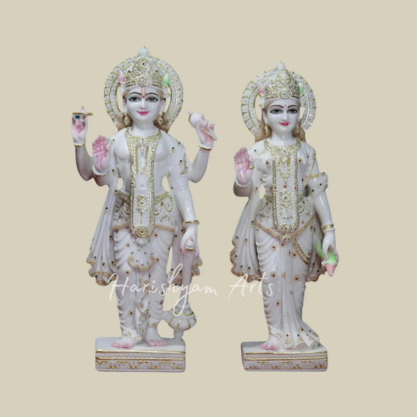30 inches beautiful laxmi narayan marble murti buy online