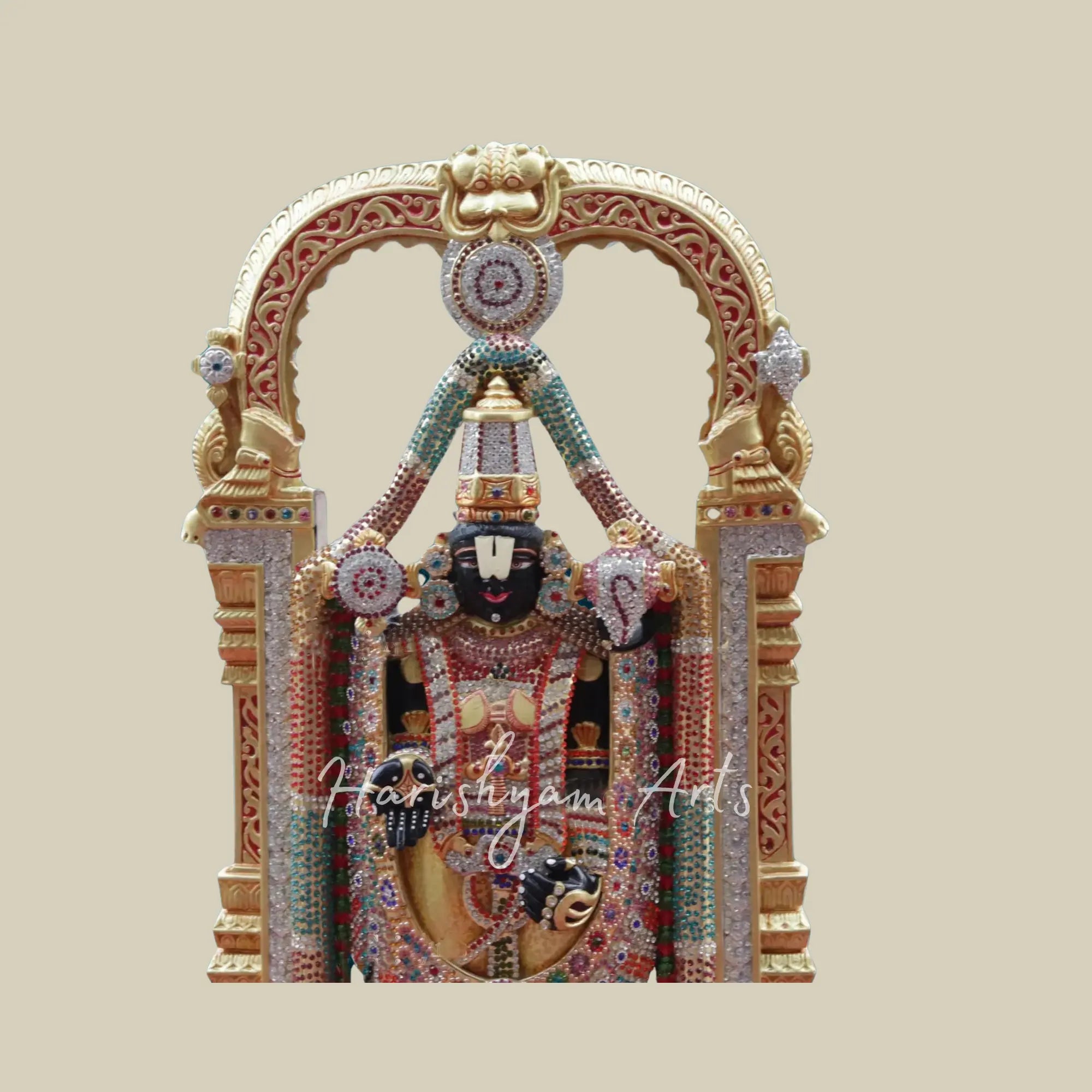 30 inches large marble venkateswara swamy Tirupati balaji statue 1