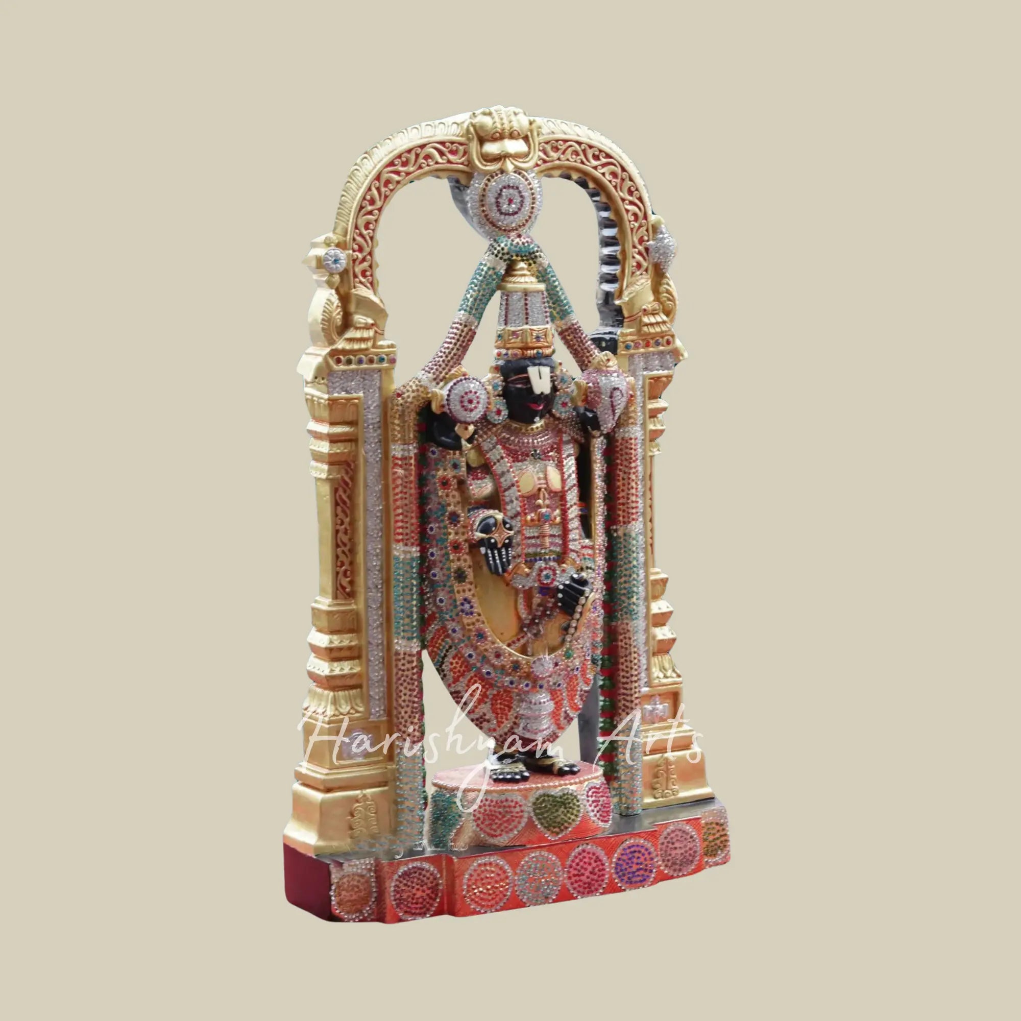 30 inches large marble venkateswara swamy Tirupati balaji statue 3