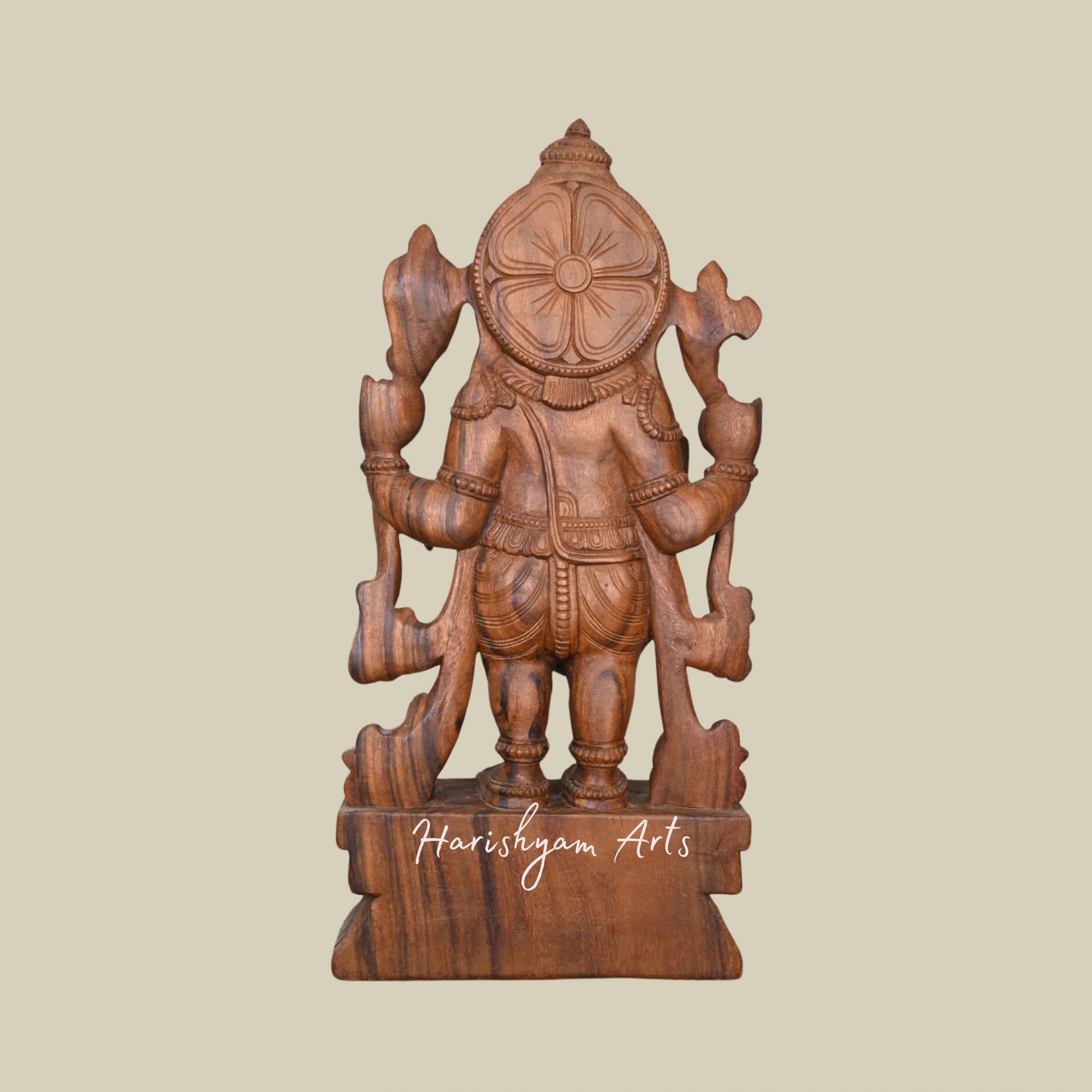 31" Blessing Lord Ganapathy Standing with Vahana Rat 4