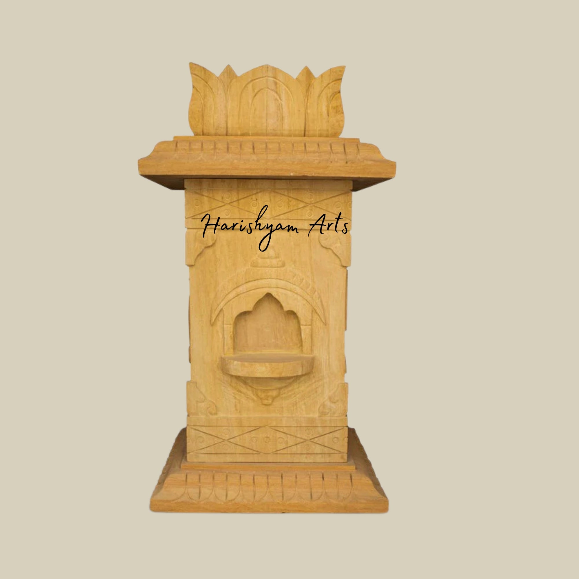 36" Brown Tulsi Planter in Marble Stone3