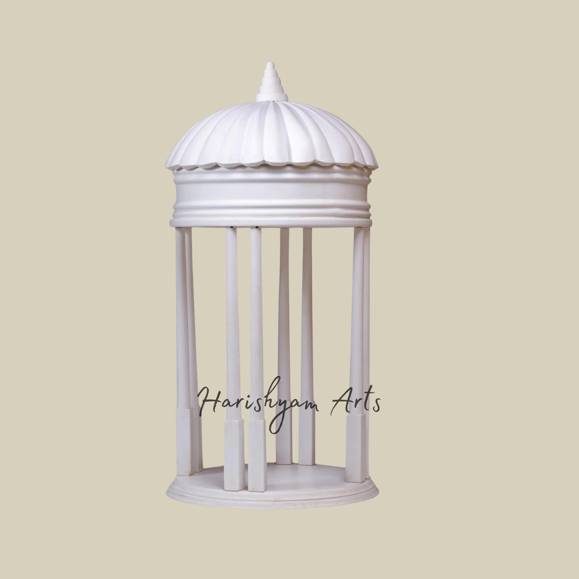 36" Corian Central Dome Table Top Mandir1