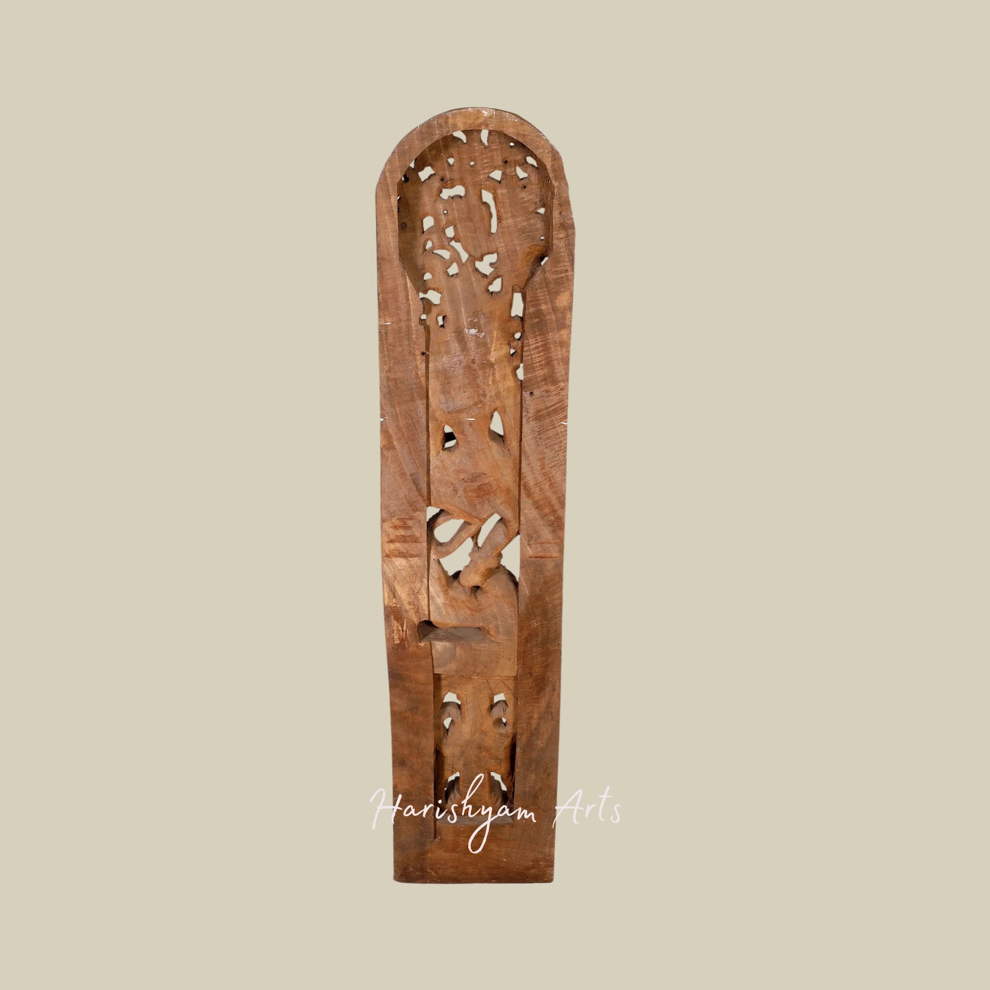 53" Large Dancing Lord Shiva Wooden Sculpture Mahadev Murti for Temple6
