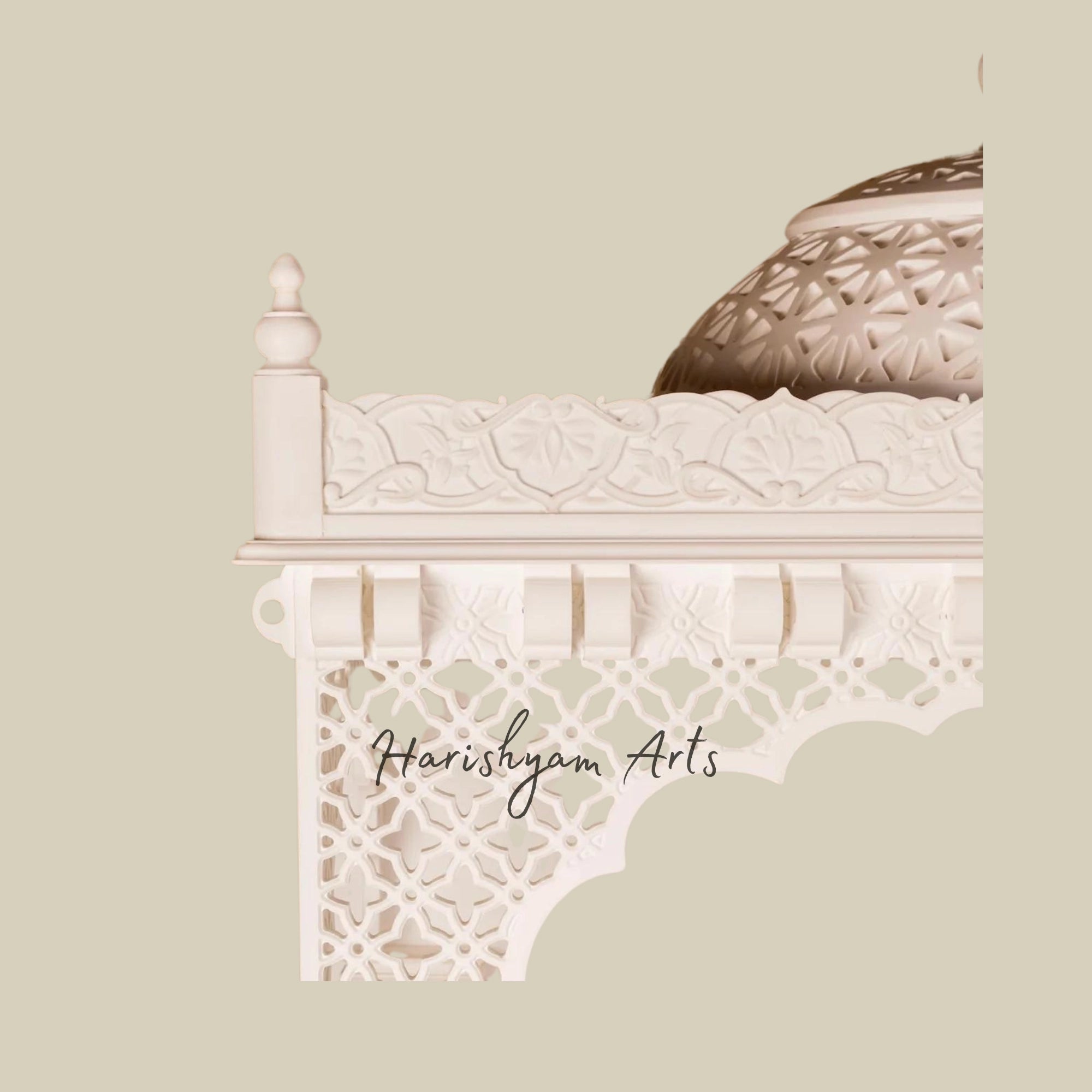 53" Ornate Corian Mandir for Home3