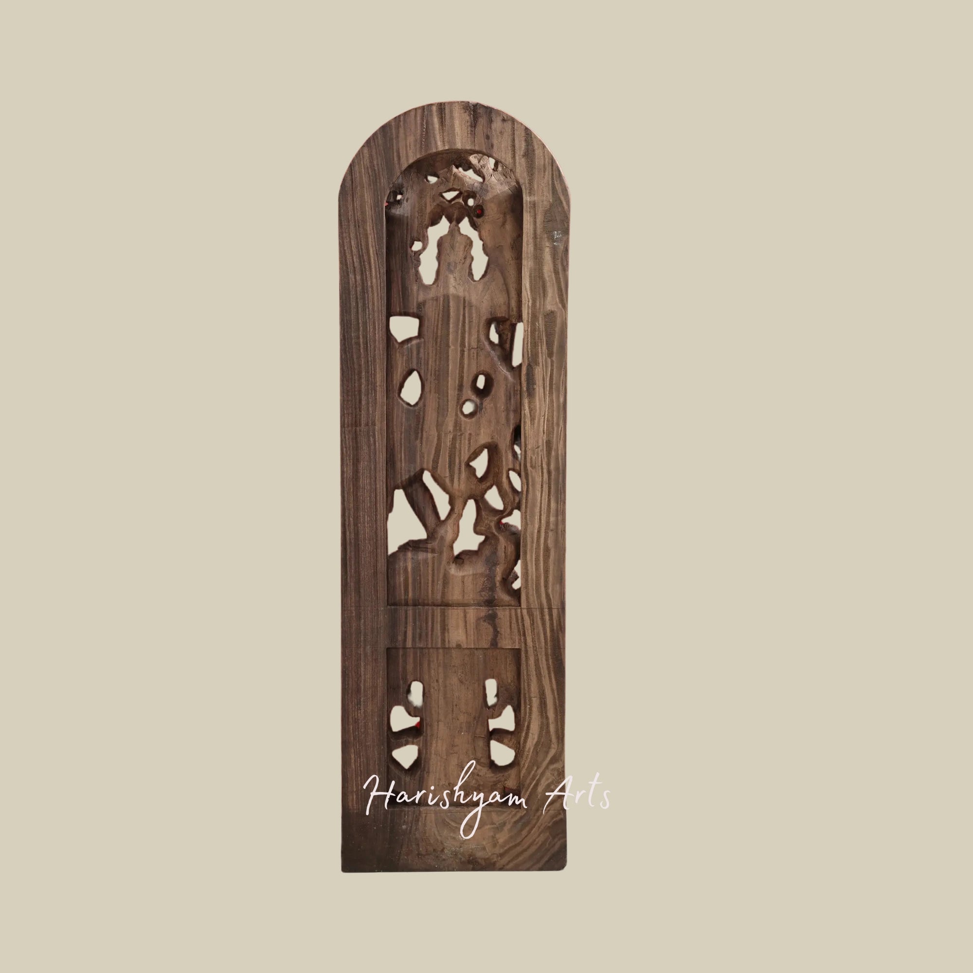 66" Lord Shiva Performing Ananda-Tandava Wooden Shiva Sculpture for Pooja Room4