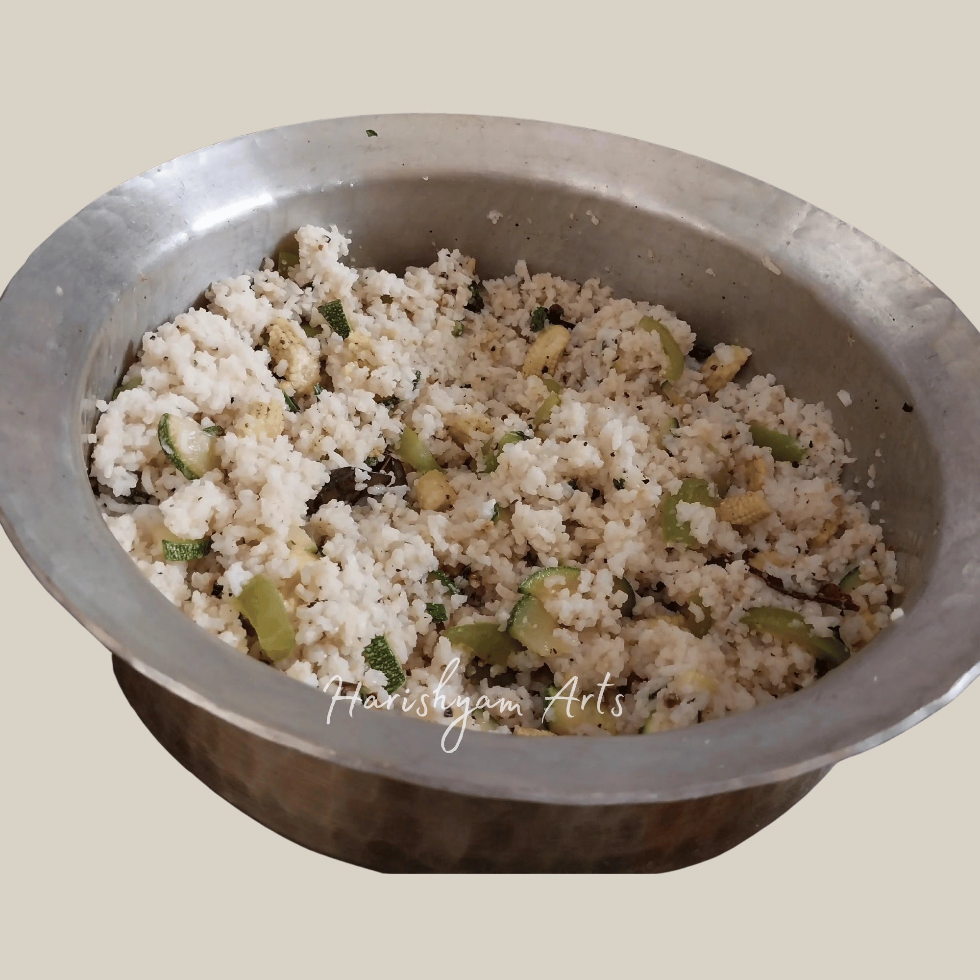 Handcrafted Brass Lagaan Pot for Traditional Indian Cooking