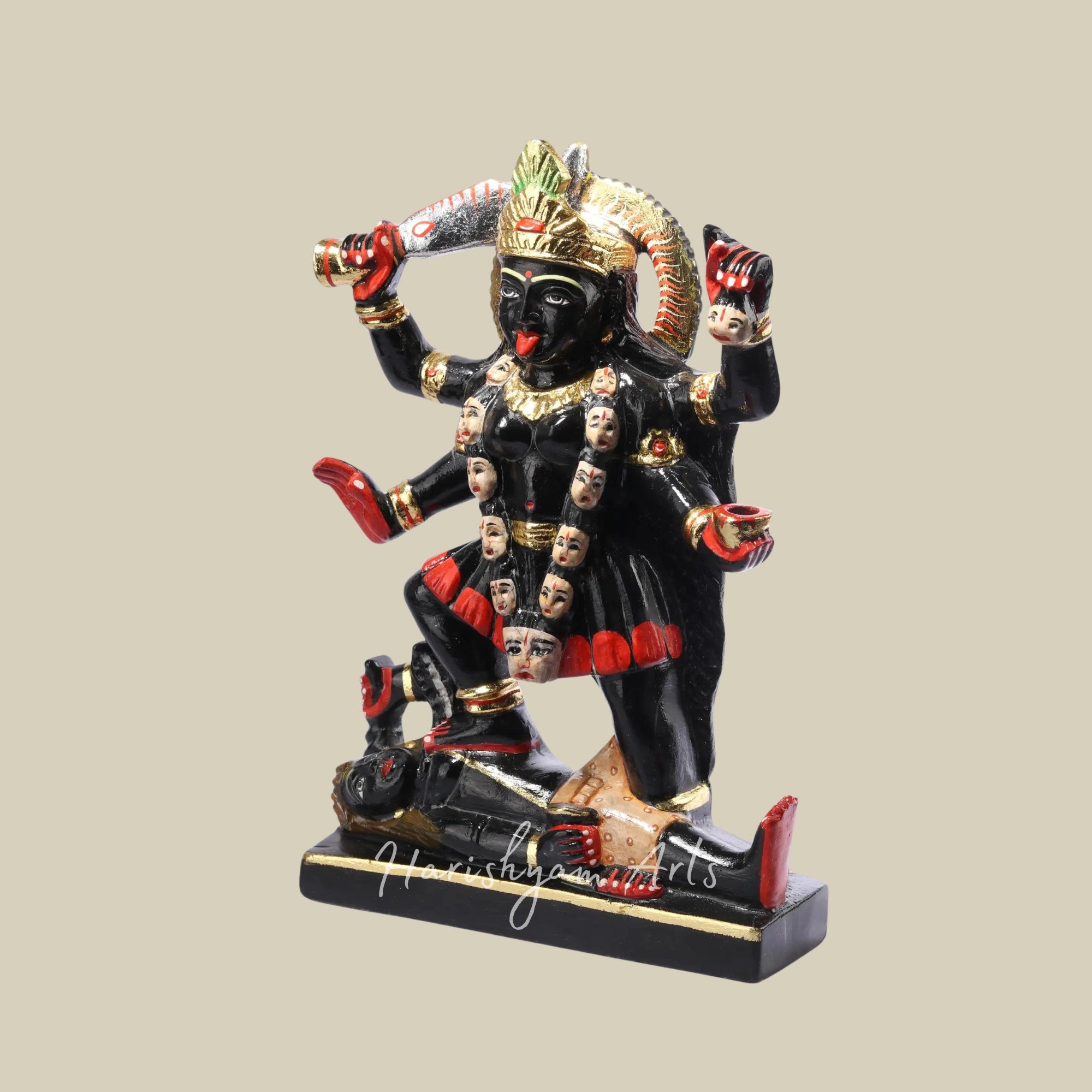 8" Buy Small Marble Kali Maa Statue Online6
