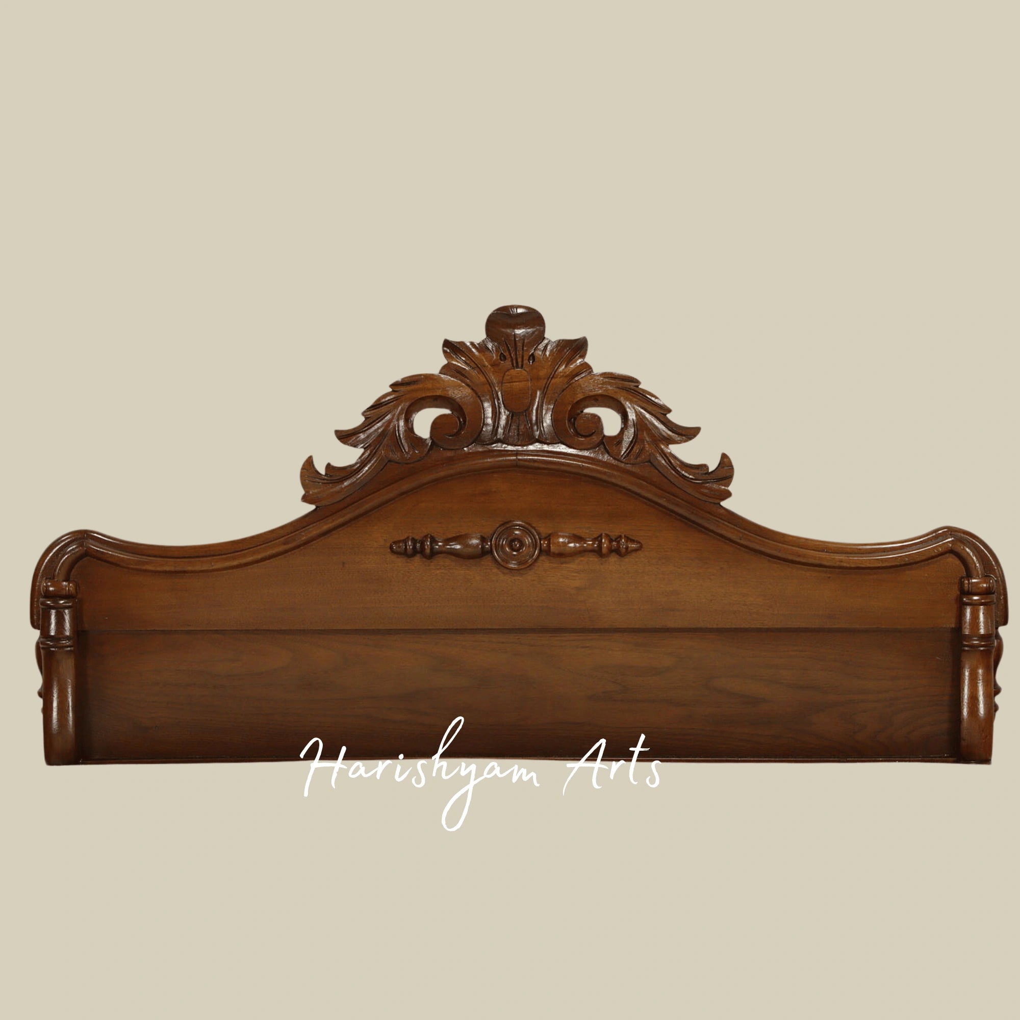 Antique Heritage Bedroom Set Elegant Carved Wooden Bed with Matching Furniture
