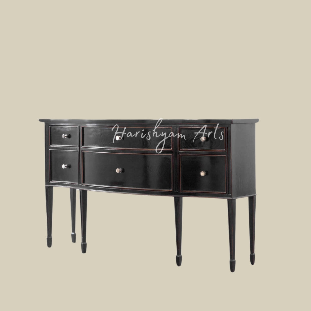 Antique Midnight Finish Chest of Drawers