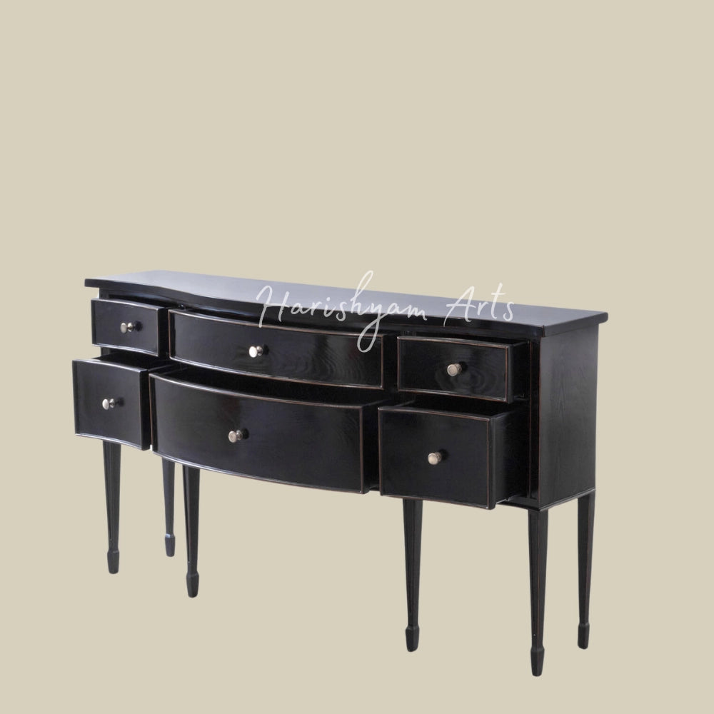 Antique Midnight Finish Chest of Drawers