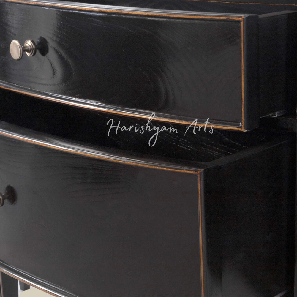 Antique Midnight Finish Chest of Drawers
