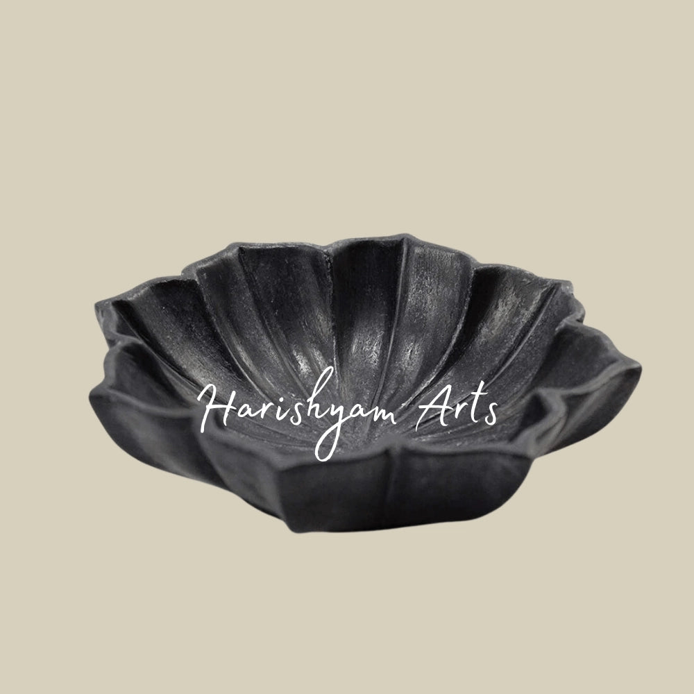 Black Lotus Marble Bowl