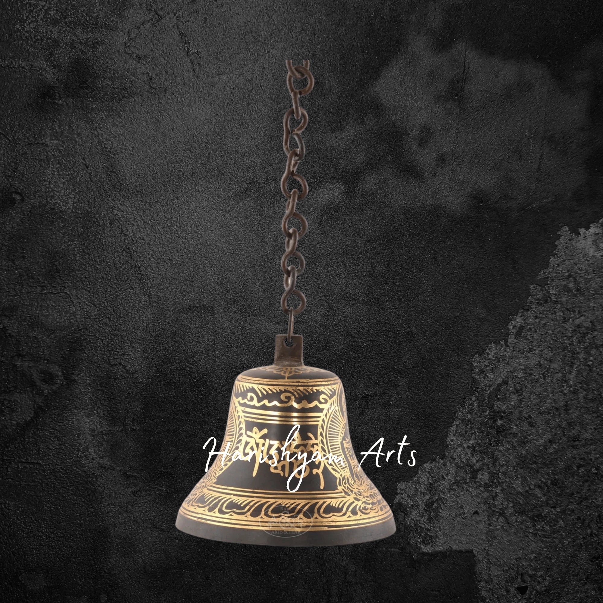 Brass Buddha Hanging Bell for Meditation and Spiritual Decor1