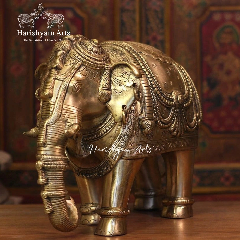 Brass Elephant Figurines