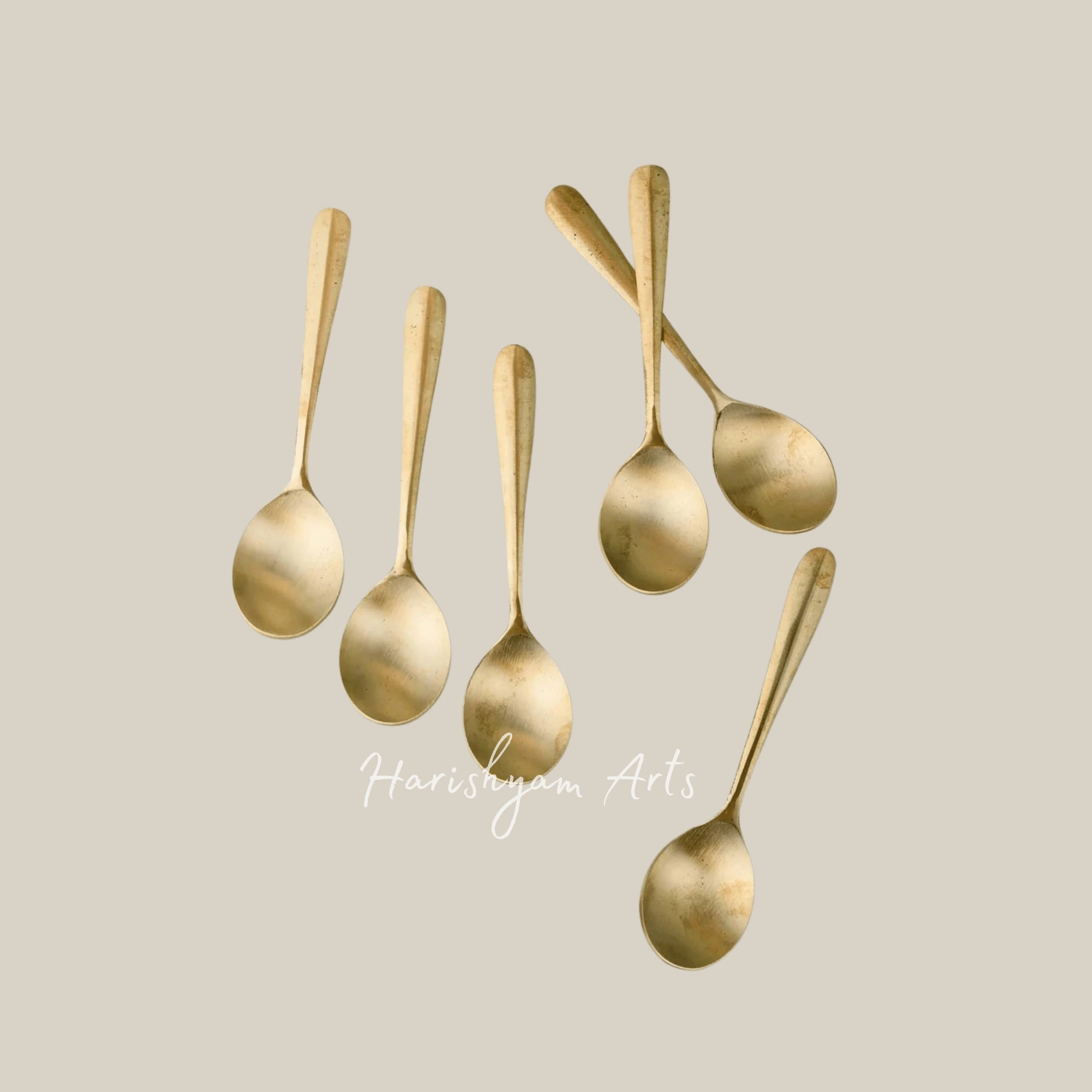 Bronze Spoon and Cutlery Set of 6 for Elegant Dining