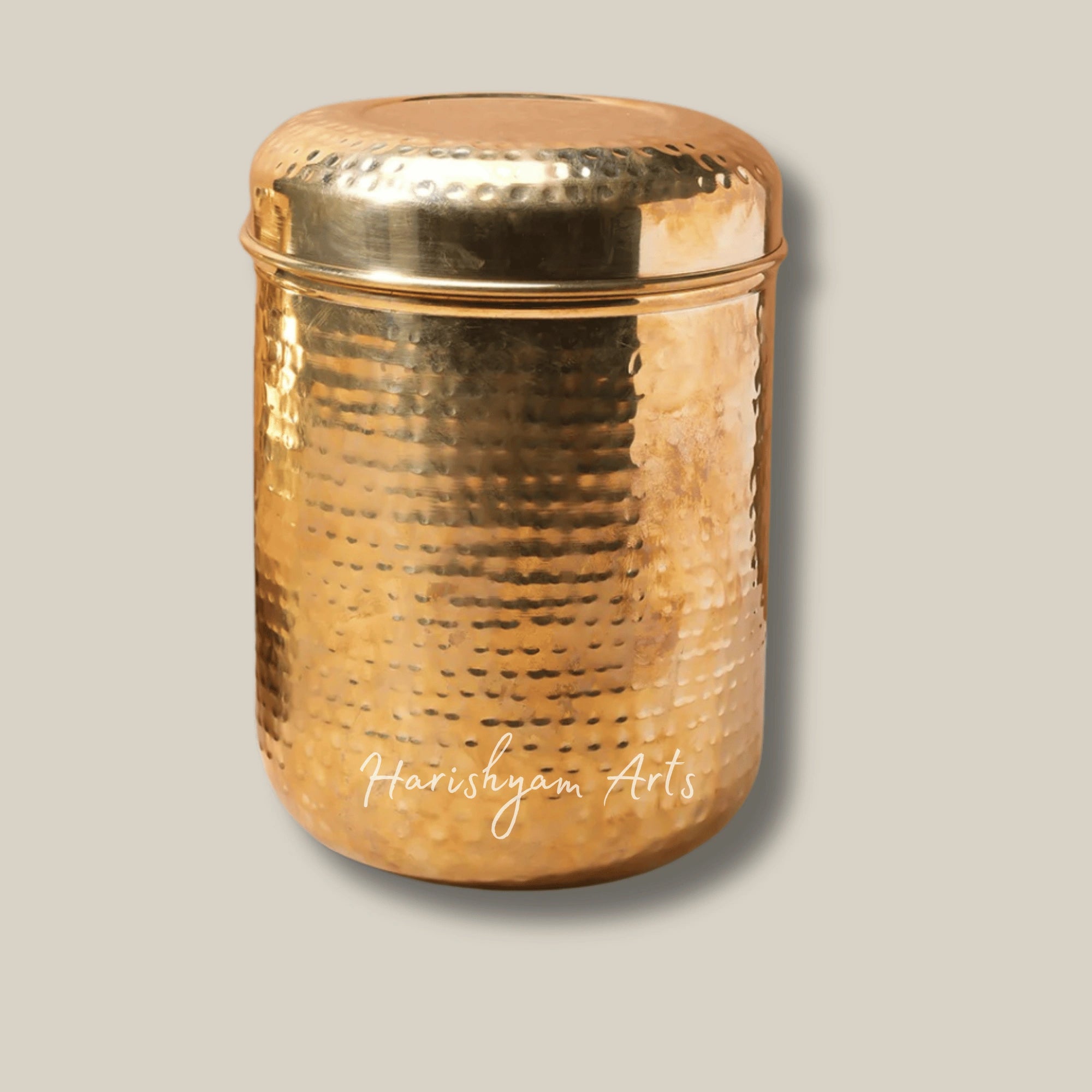 Classic Brass Kitchen Storage Containers for Spices and Dry Goods