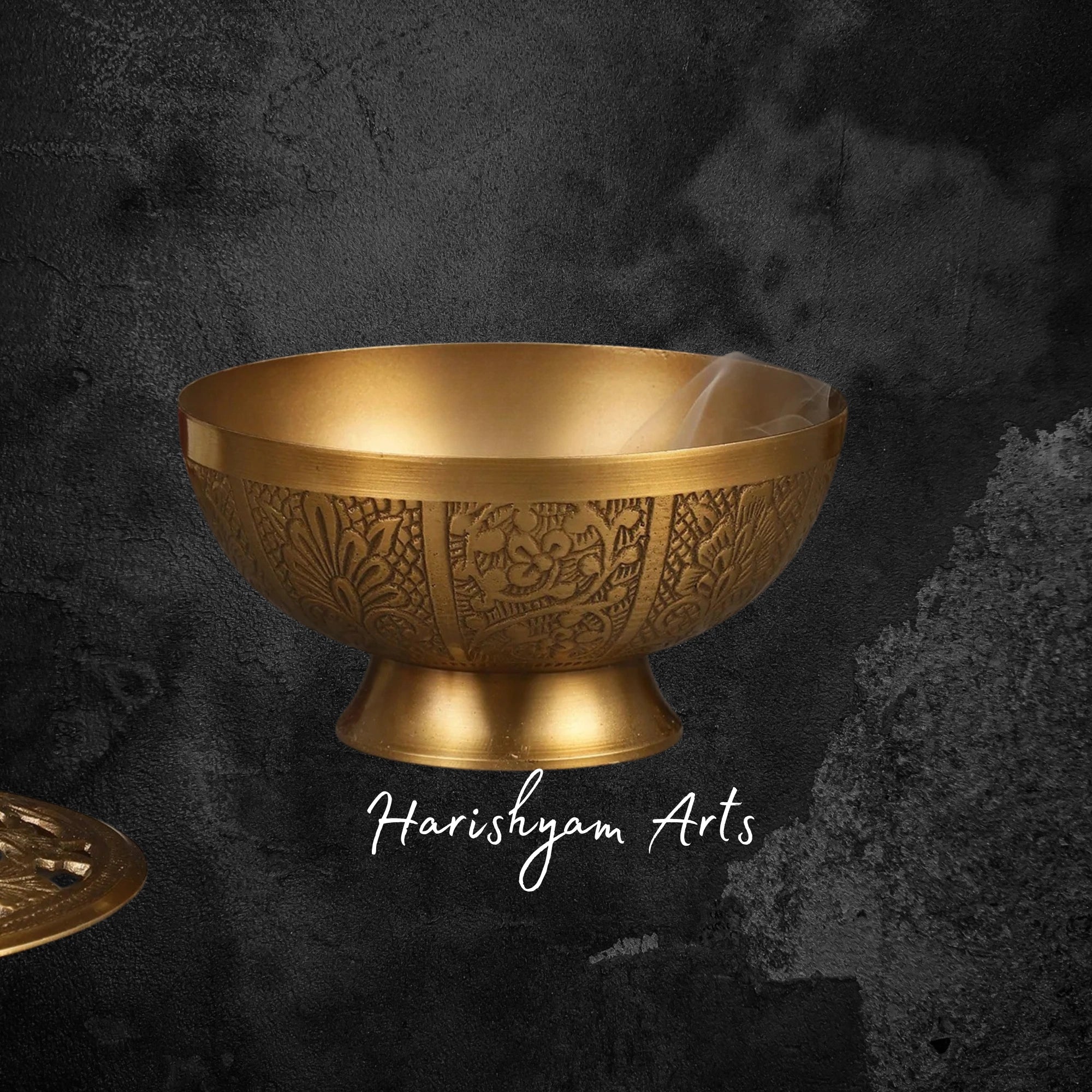 Classic Brass Loban Daan Incense Burner for Meditation and Rituals