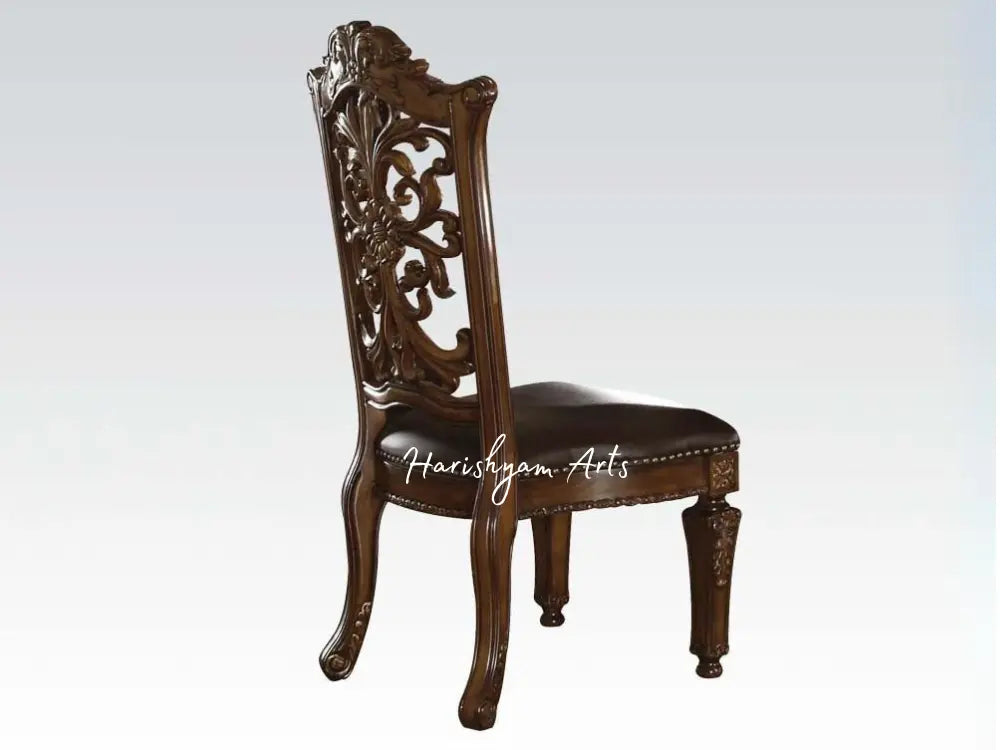 Classic Cherry Round Pedestal Dining Table Set