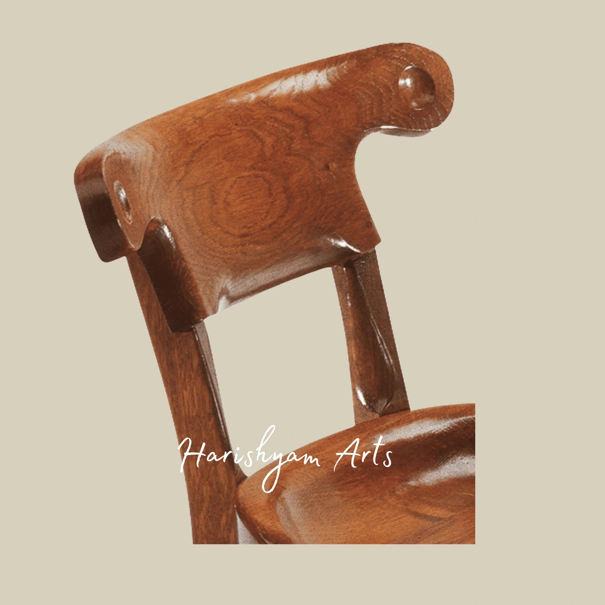 Classic Heritage Wooden Dining Chair with Contoured Seat