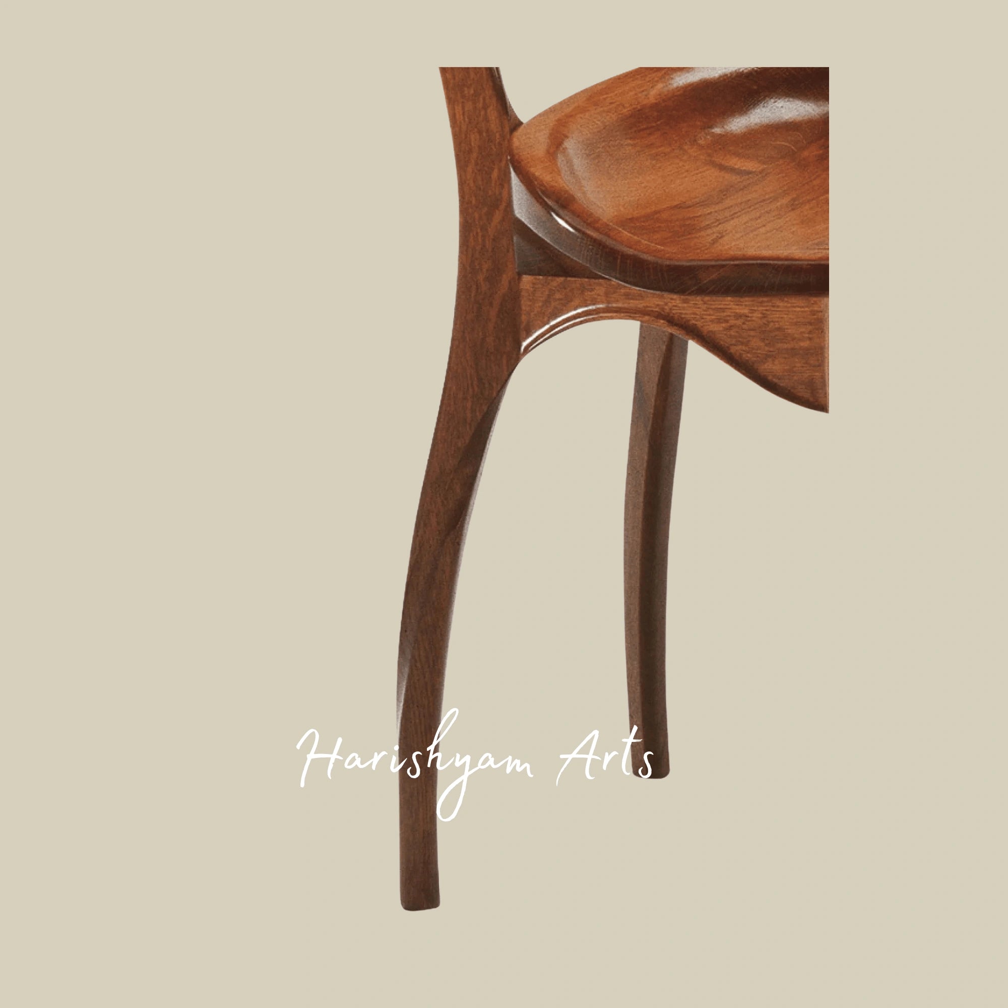 Classic Heritage Wooden Dining Chair with Contoured Seat