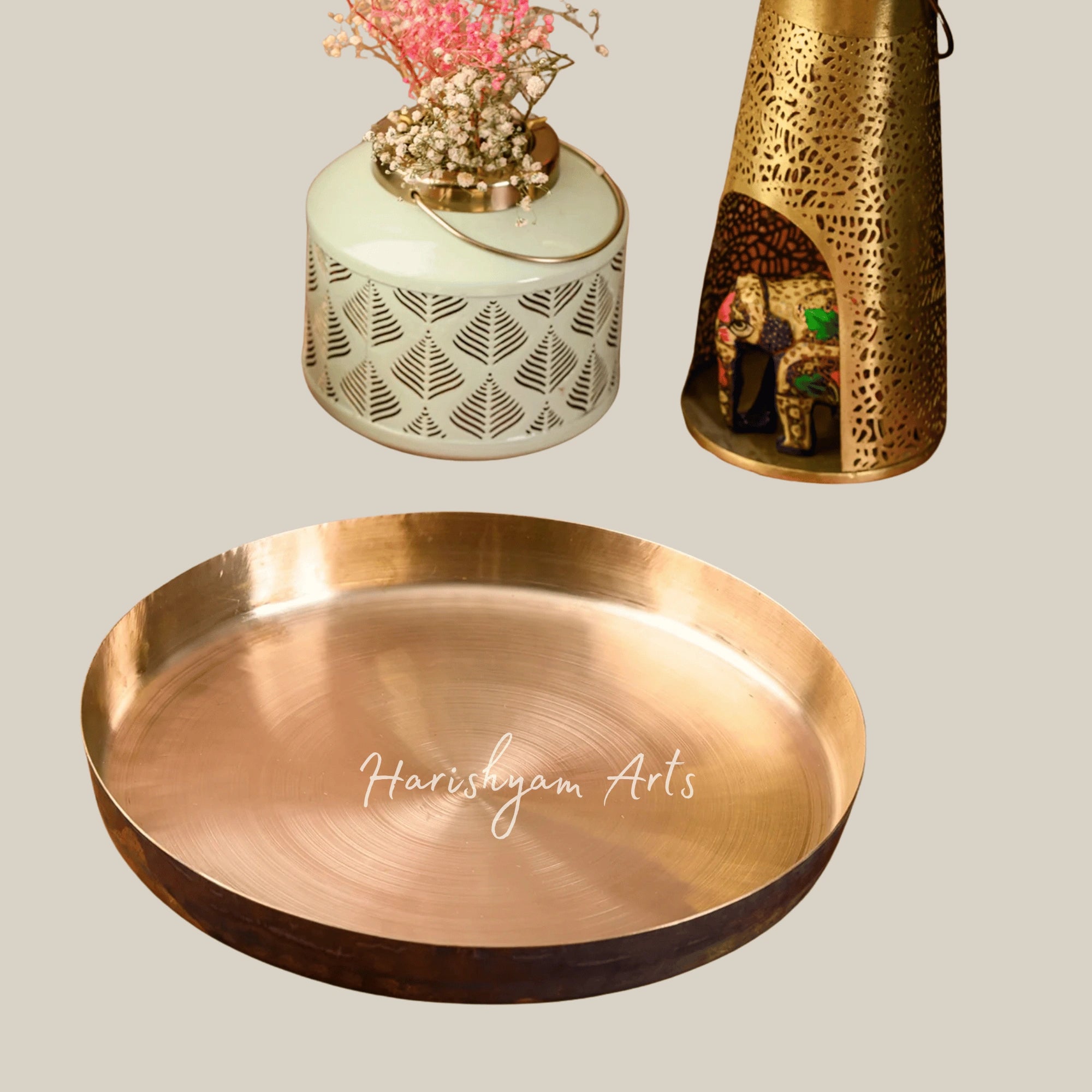 Classic Kansa Thali Plate for Everyday and Festive Meals