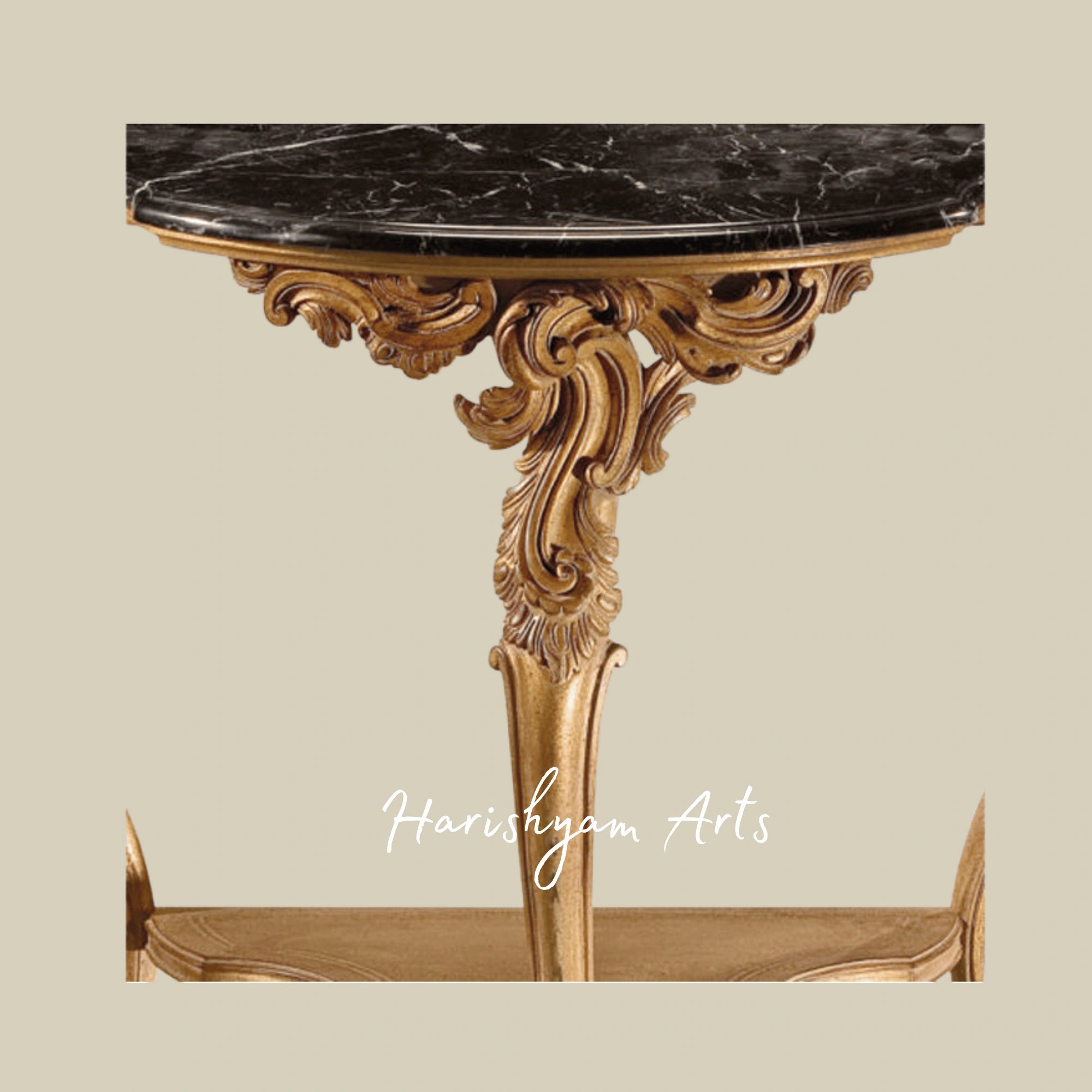 Classic Ornate French Style Console Table5