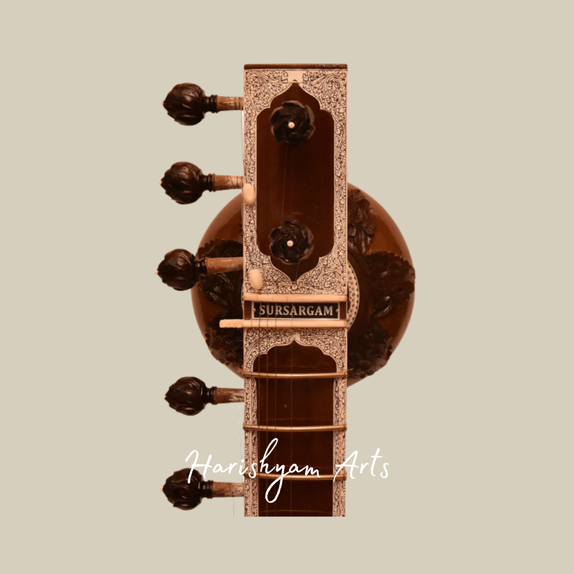 Compact Folding Harmonium Ideal for Travel and Practice