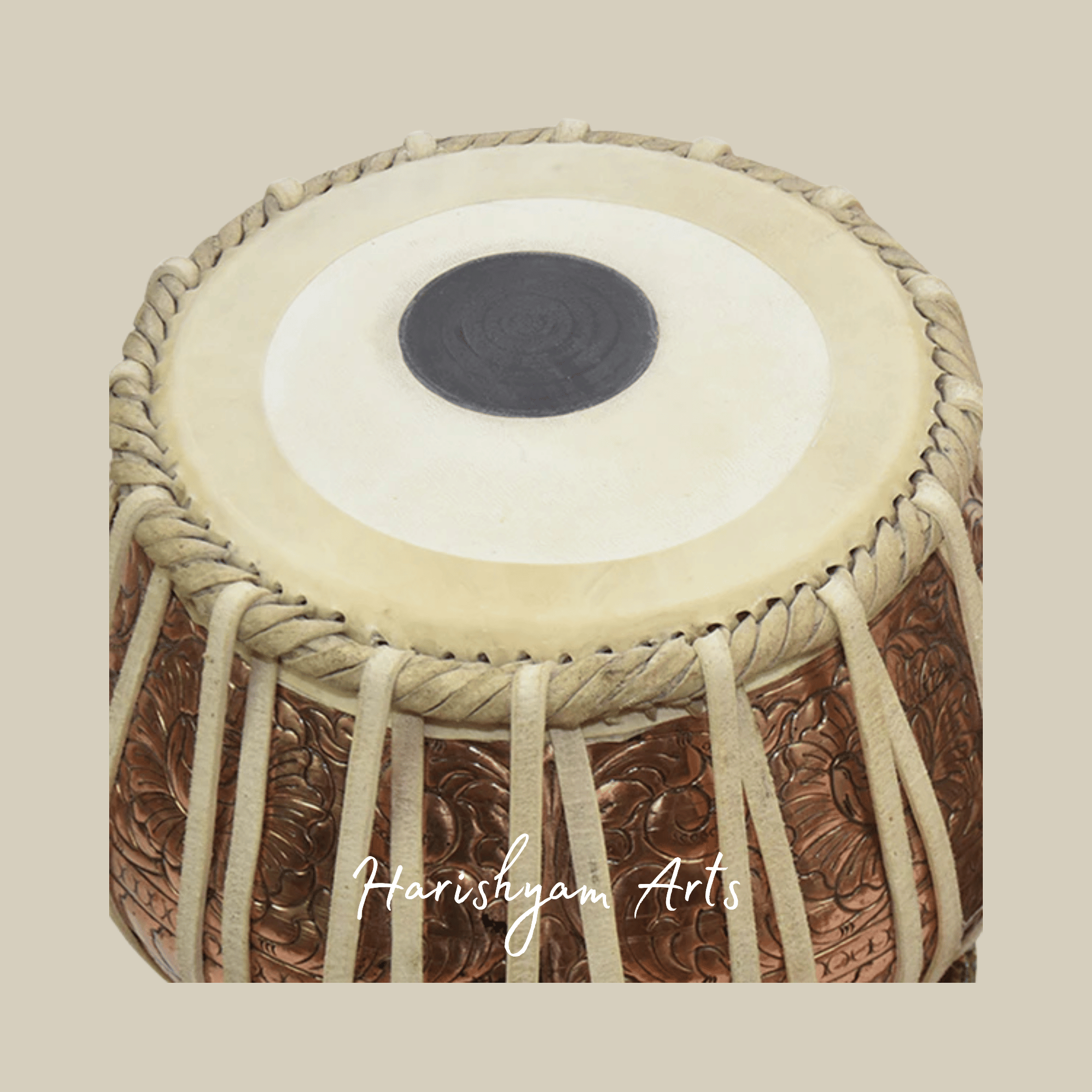 Concert Copper Tabla Set for Indian Classical and Live Performances