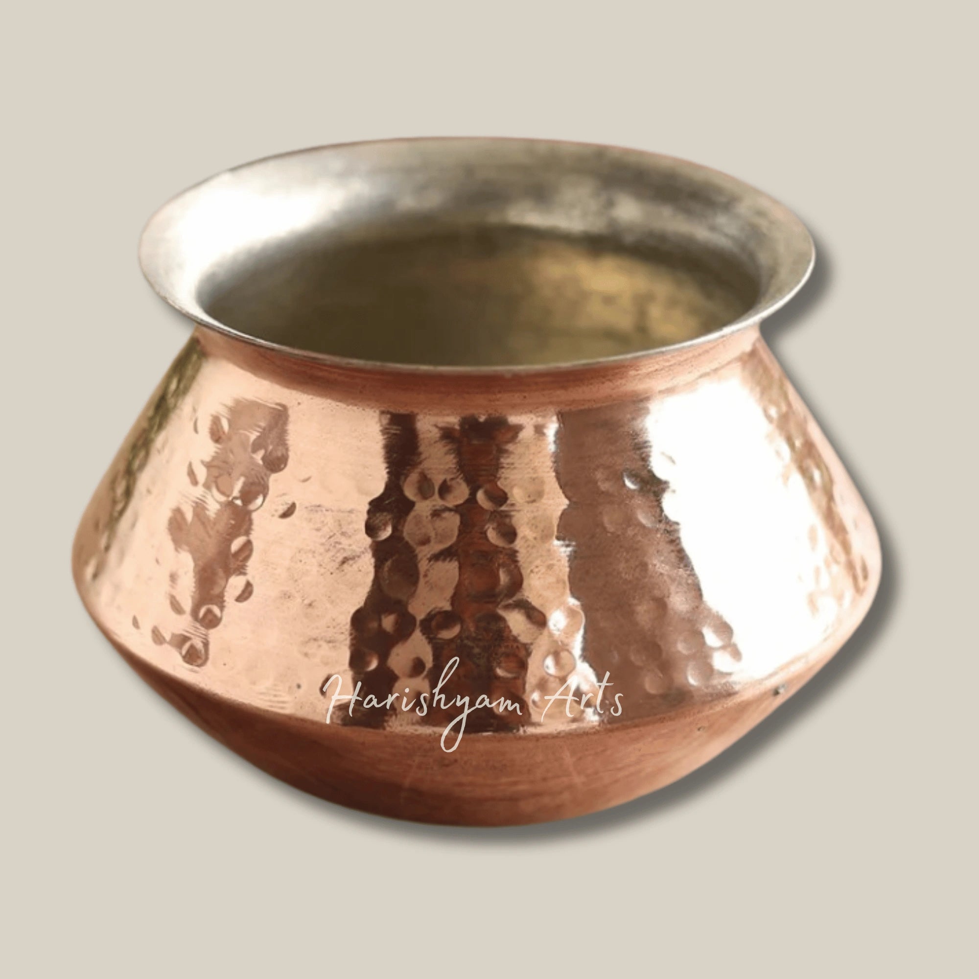 Copper Degchi with Tin Lined Interior for Authentic Indian Cooking