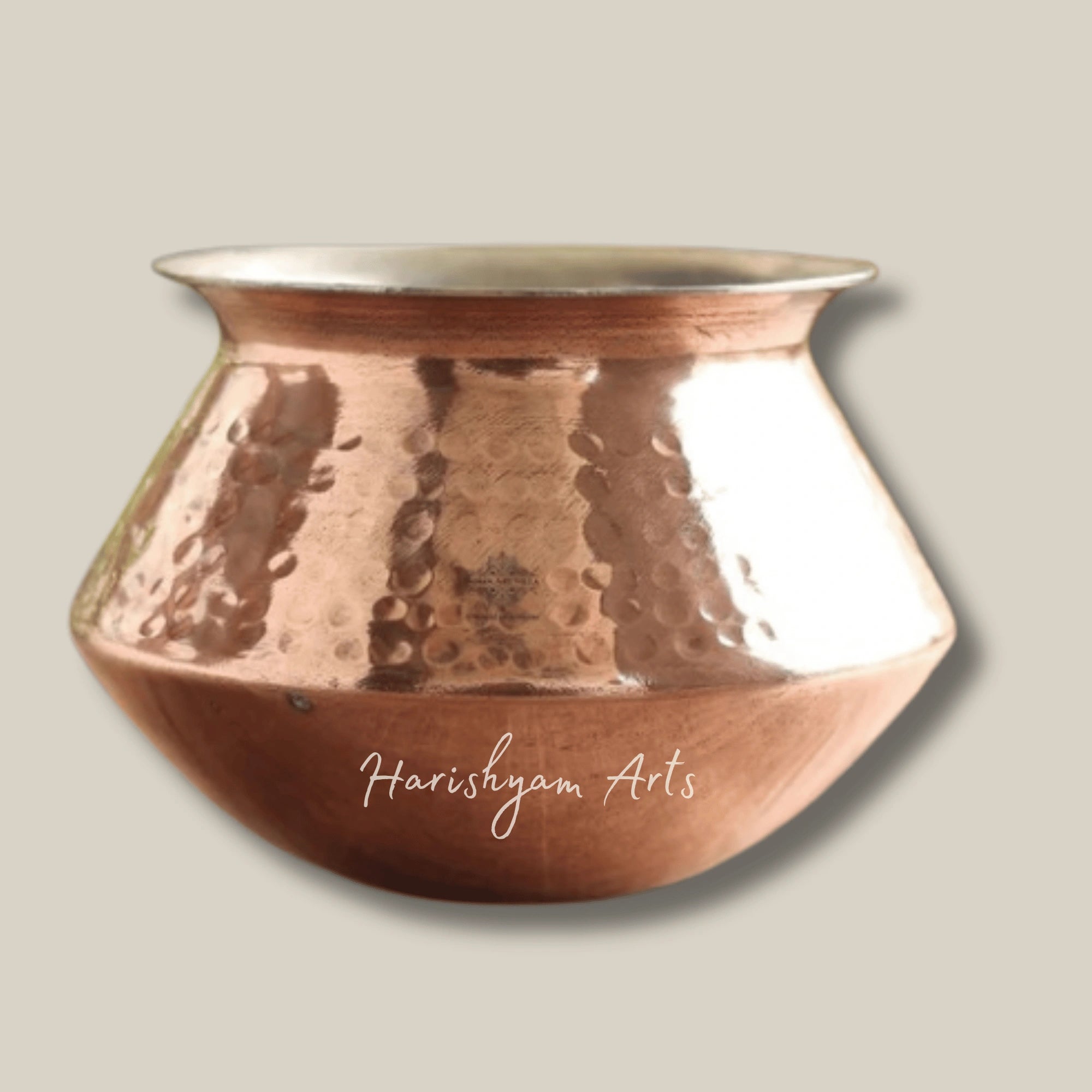 Copper Degchi with Tin Lined Interior for Authentic Indian Cooking
