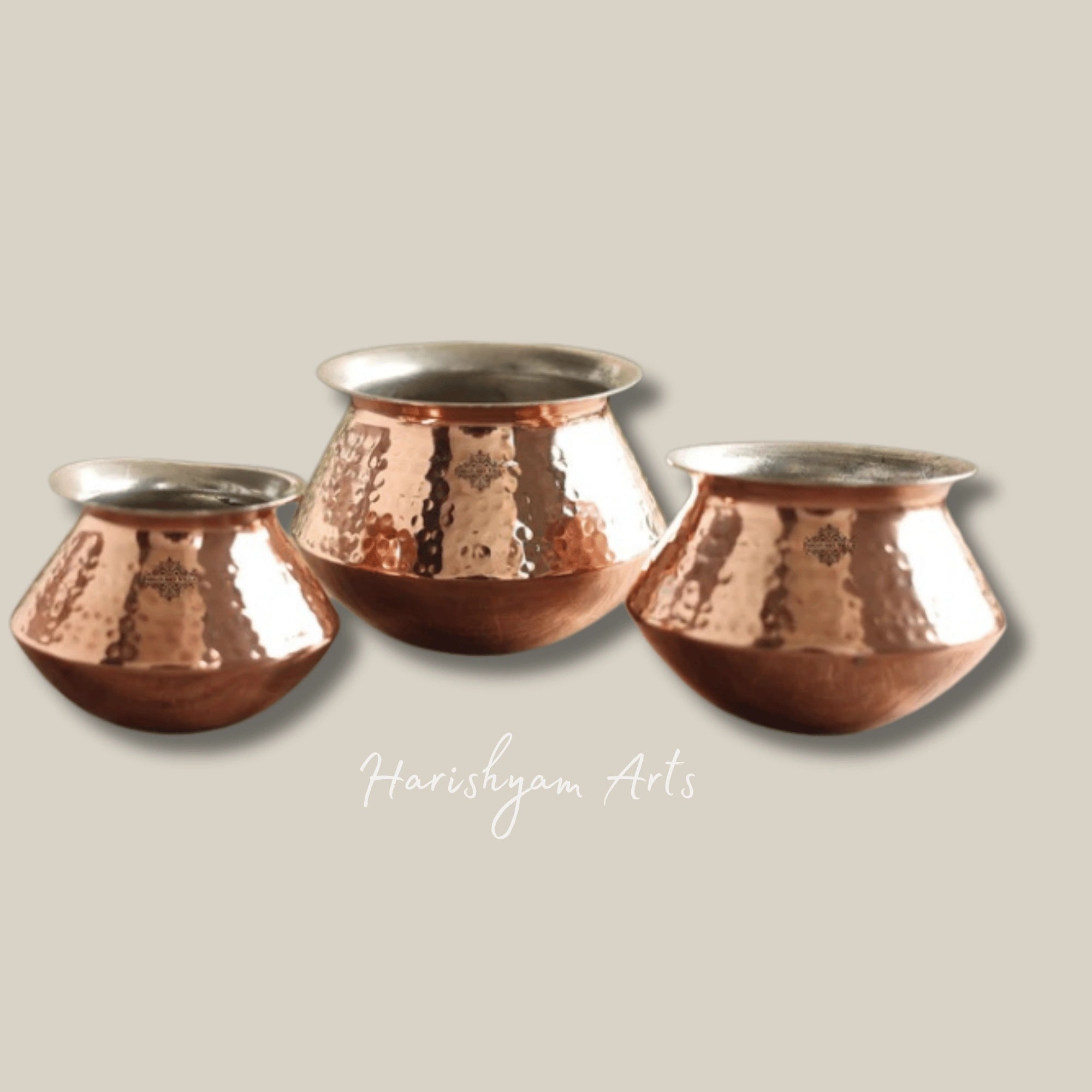 Copper Degchi with Tin Lined Interior for Authentic Indian Cooking