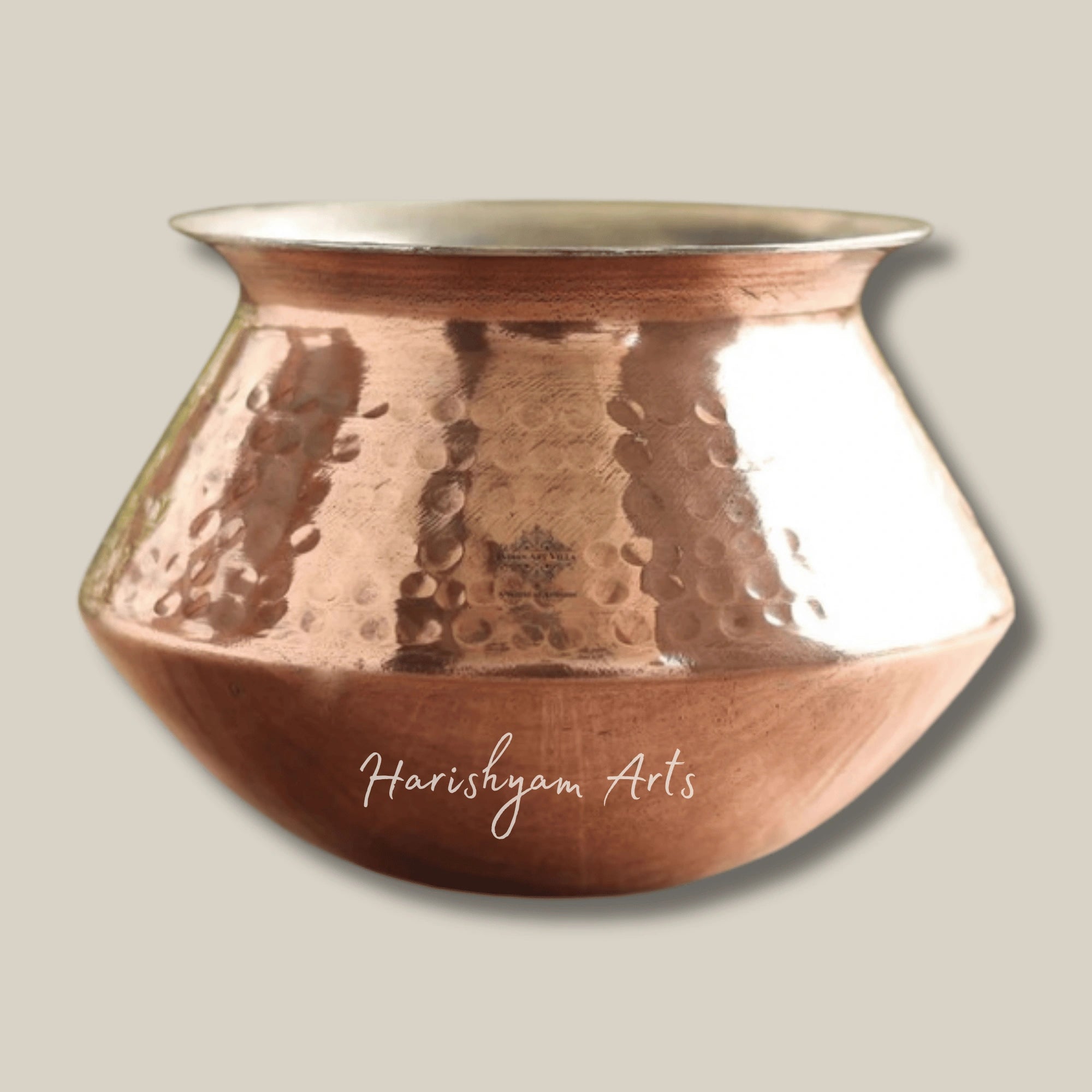 Copper Degchi with Tin Lined Interior for Authentic Indian Cooking