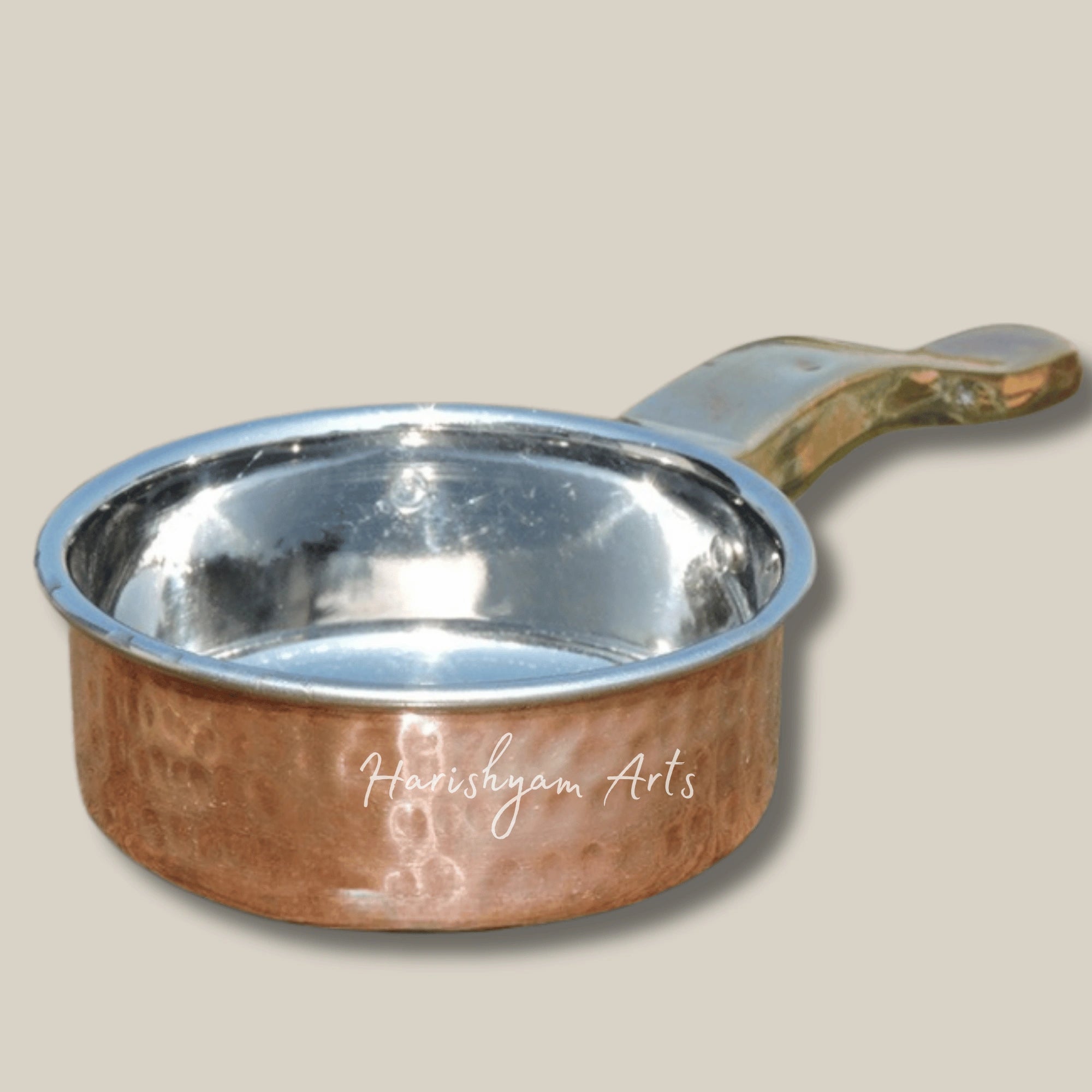 Copper Exterior Frying Pan for Everyday and Multi-Purpose Cooking