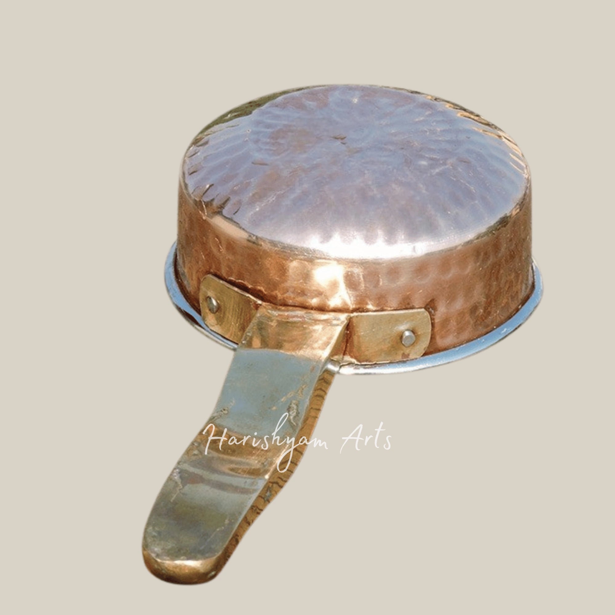 Copper Exterior Frying Pan for Everyday and Multi-Purpose Cooking