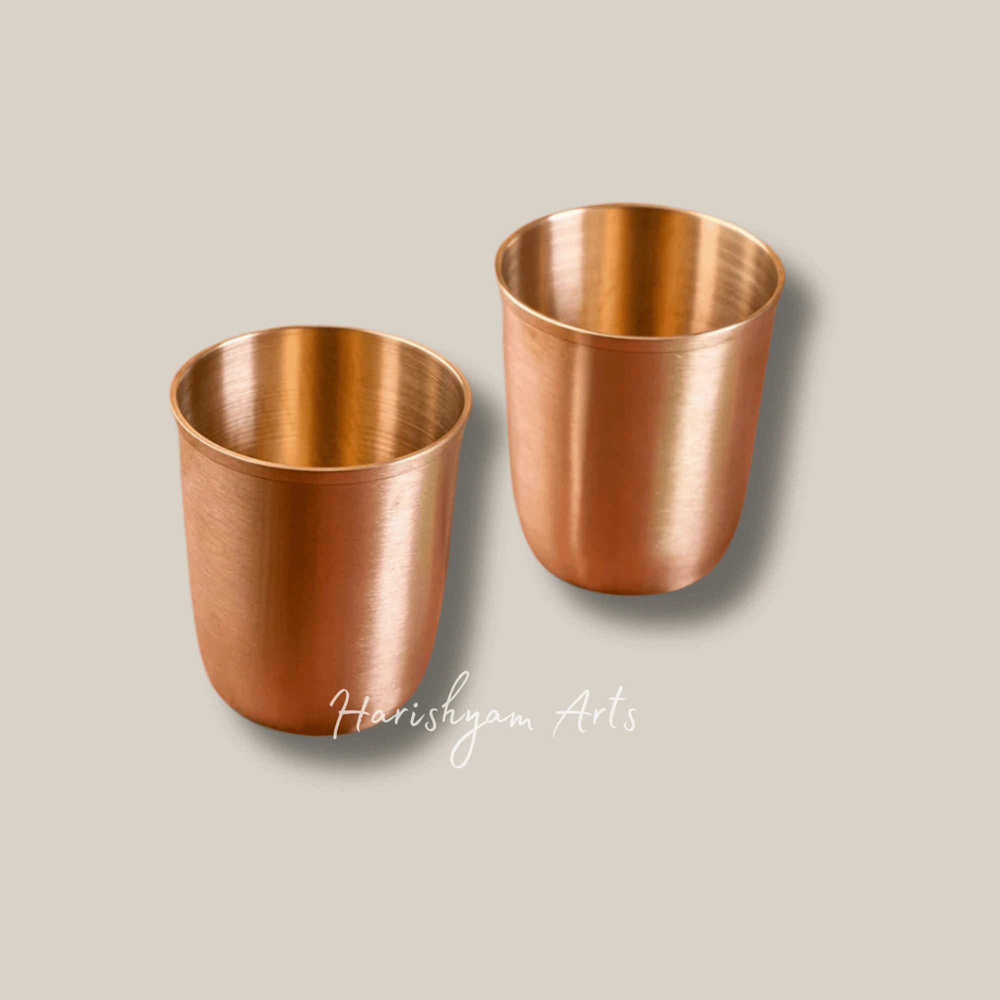 Deluxe Kansa Drinking Glass Set of 2 for Daily Use and Gifting