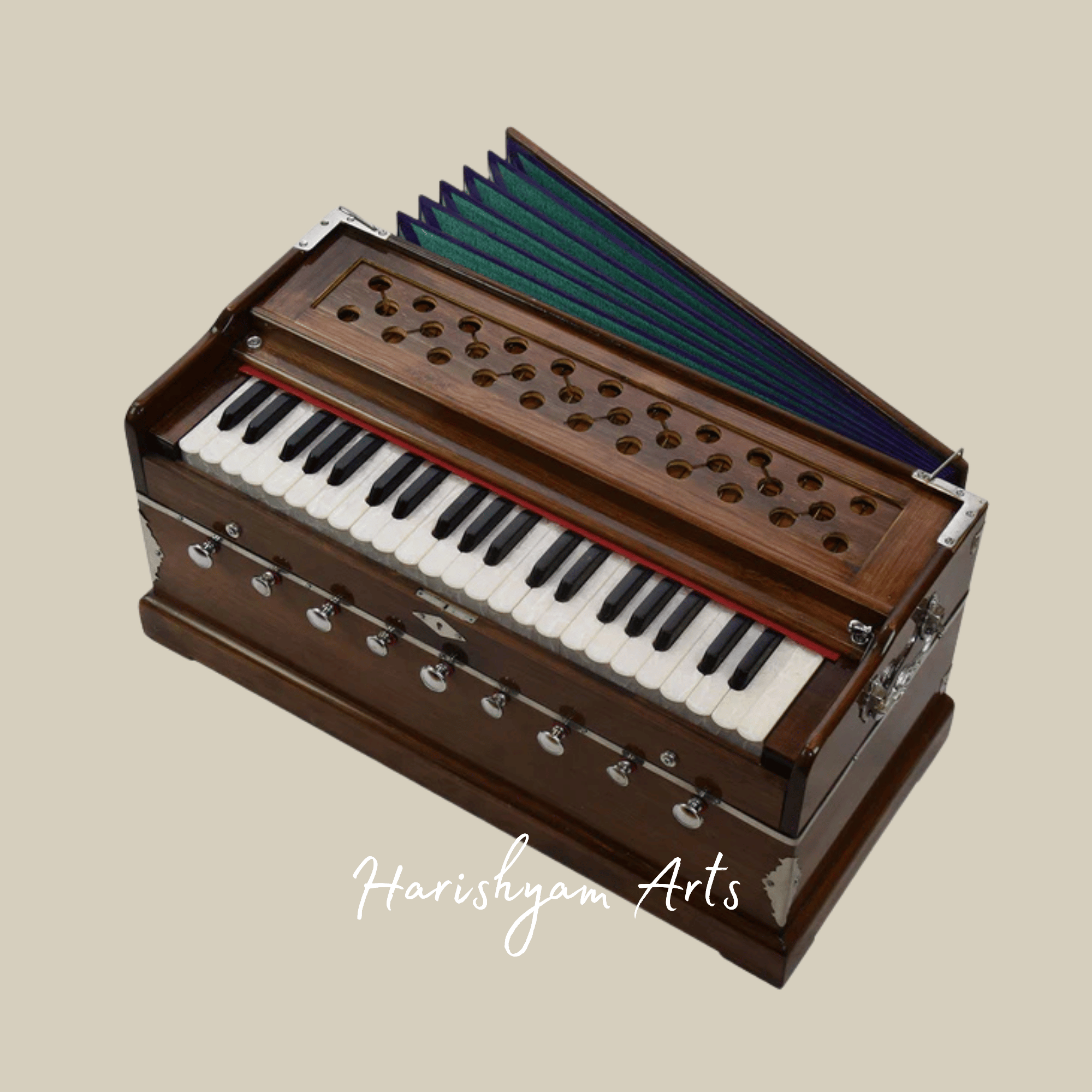 Premium Deluxe Studio Harmonium for Professional Music Production