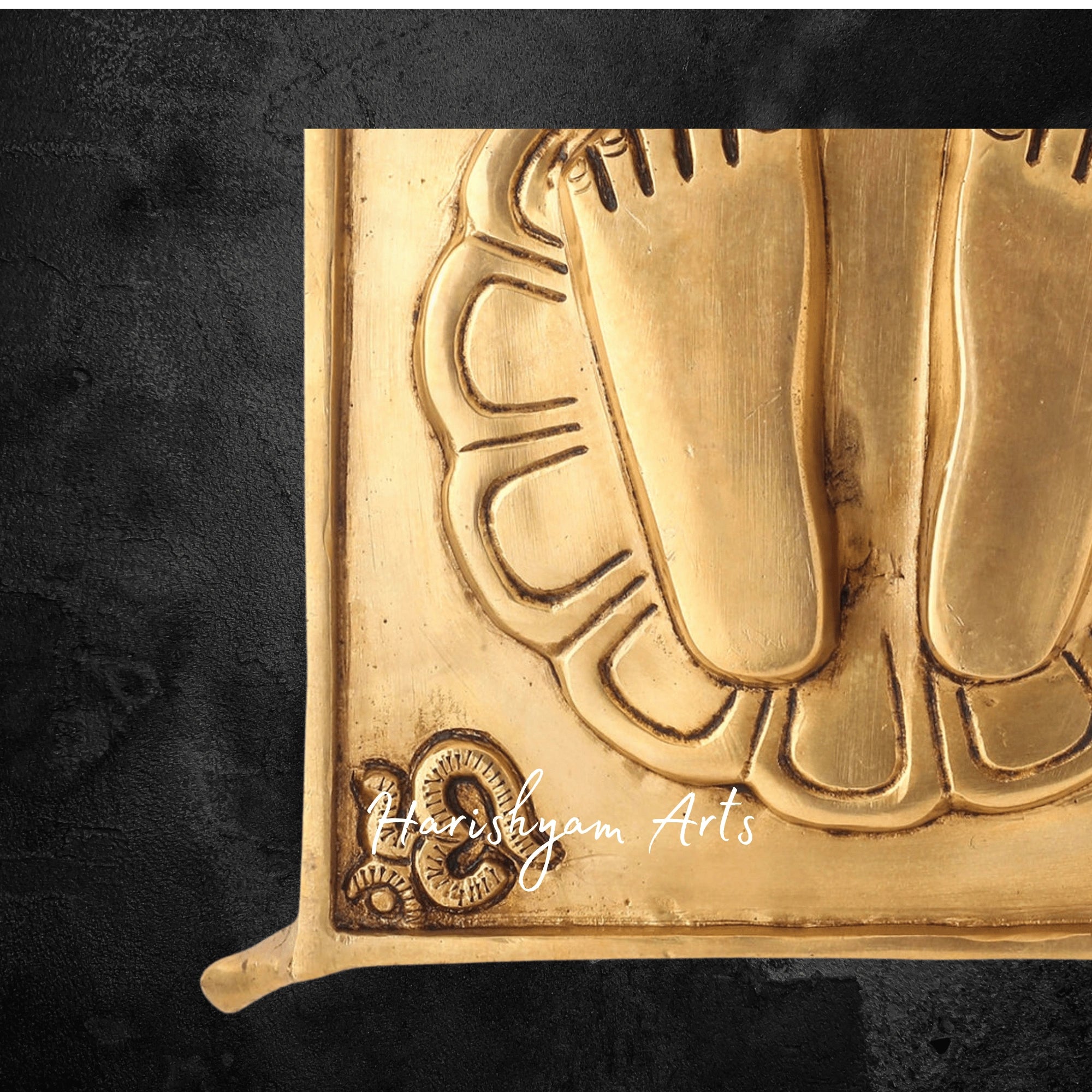 Divine Brass Superfine Charan Paduka for Puja Room