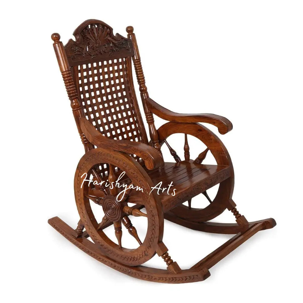 Grandpa's Resting Chair - High-Quality Wooden Rocking Chair