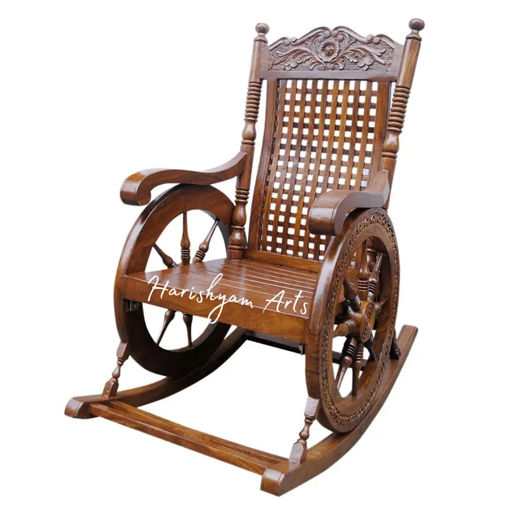 Grandpa's Resting Chair - High-Quality Wooden Rocking Chair