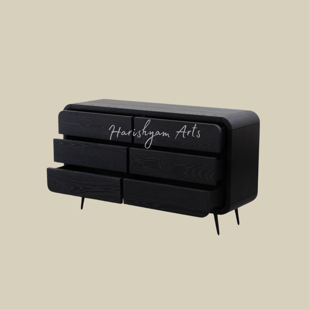 Handcrafted Wooden Chest of Drawers