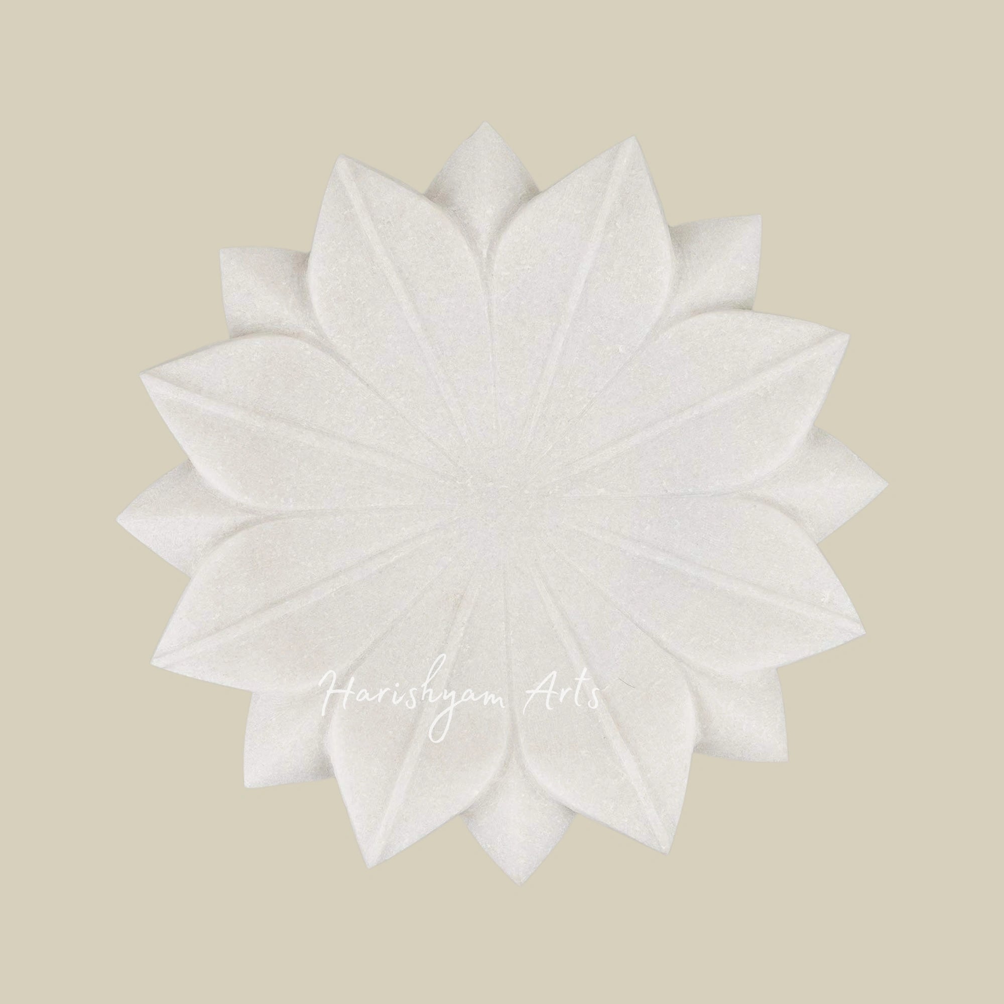 Handmade Marble Lotus Urli Round Shaped Bowl for Festive Décor3