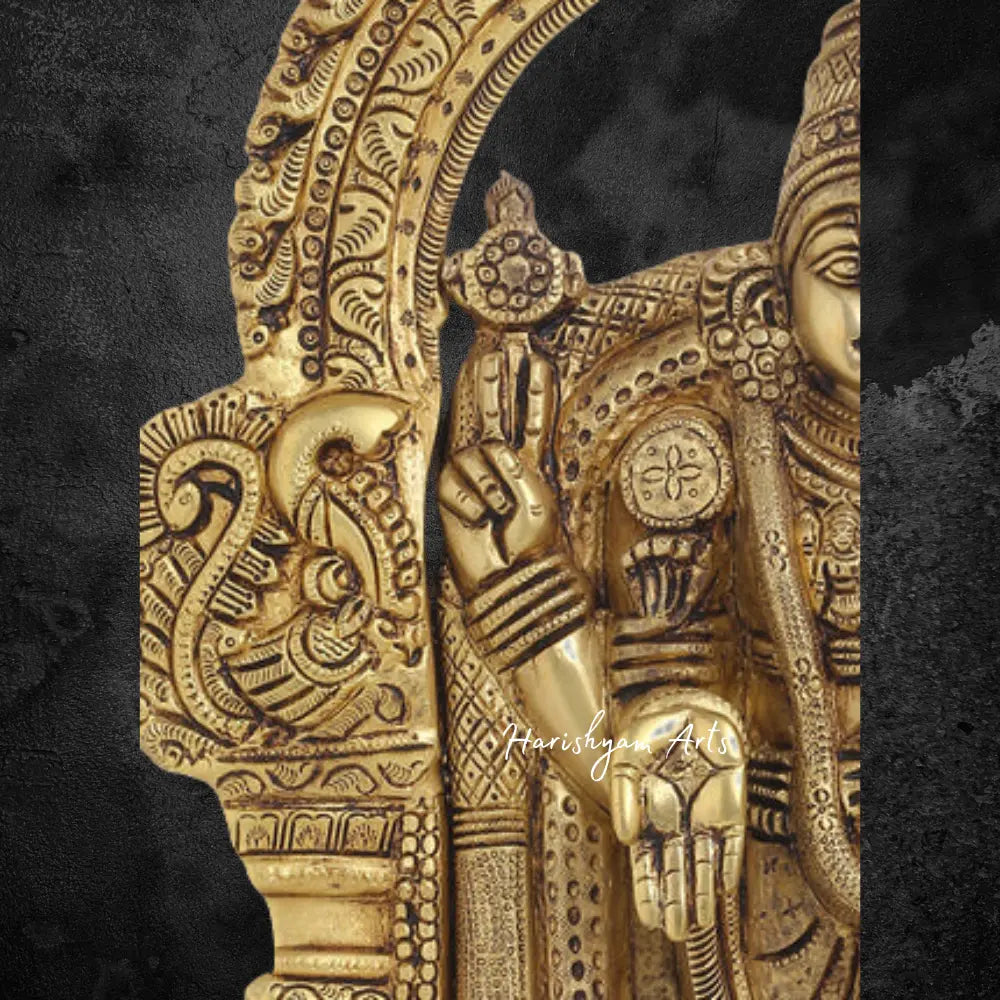 Brass Idol of Tirupati Balaji Venkateshwar (19.5 Inches)