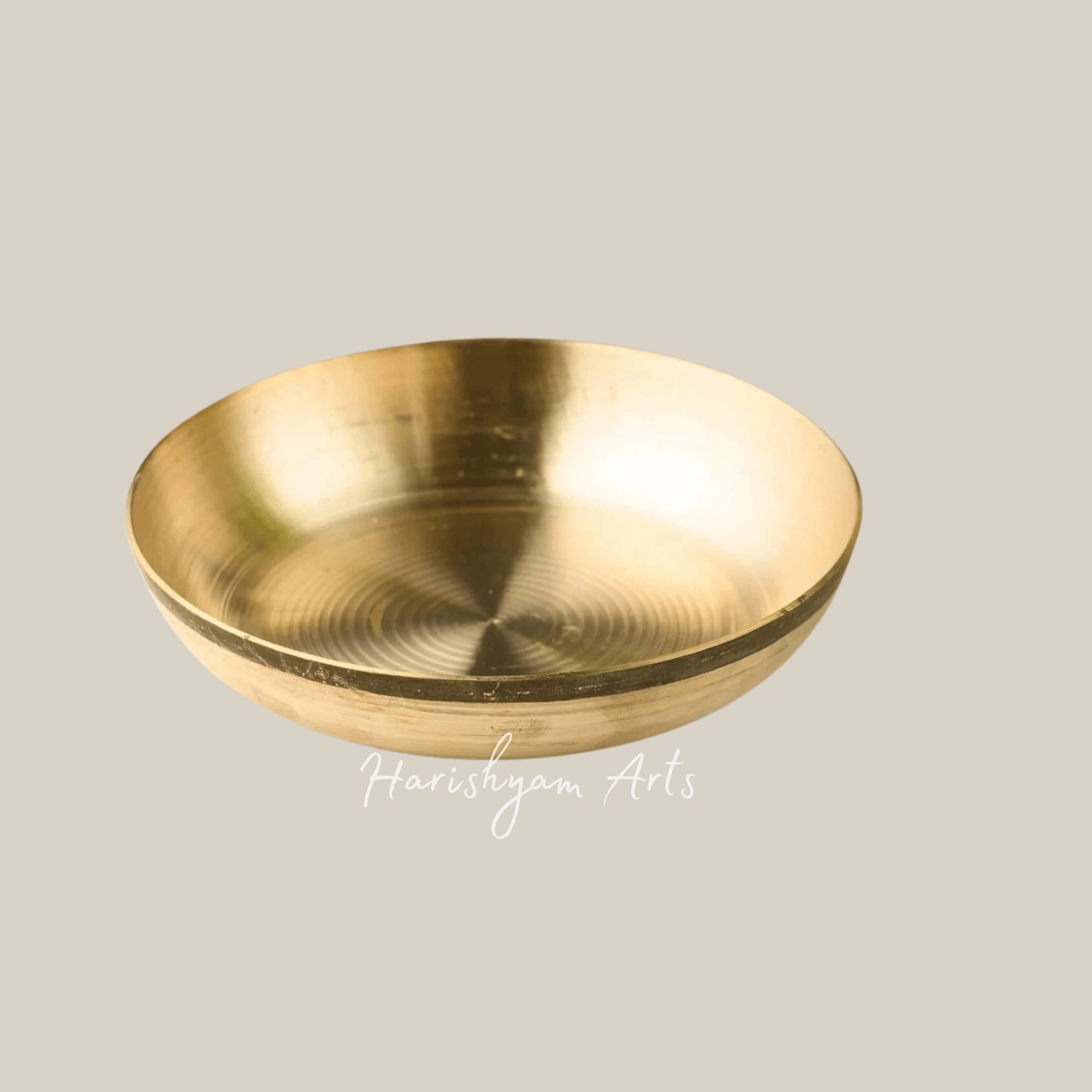 Kansa Dessert Plate Set of Two for Serving Sweets and Dry Fruits