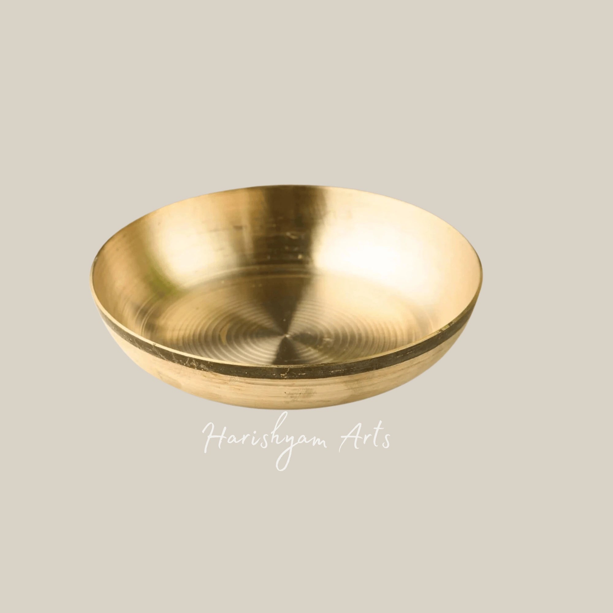 Kansa Dessert Plate Set of Two for Serving Sweets and Dry Fruits