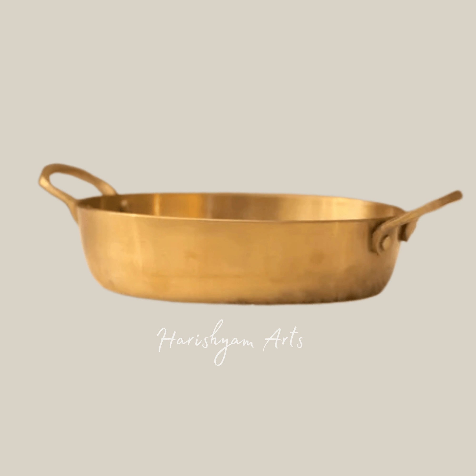 Kansa Tulsi Cooking Pan for Sauteing and Daily Use
